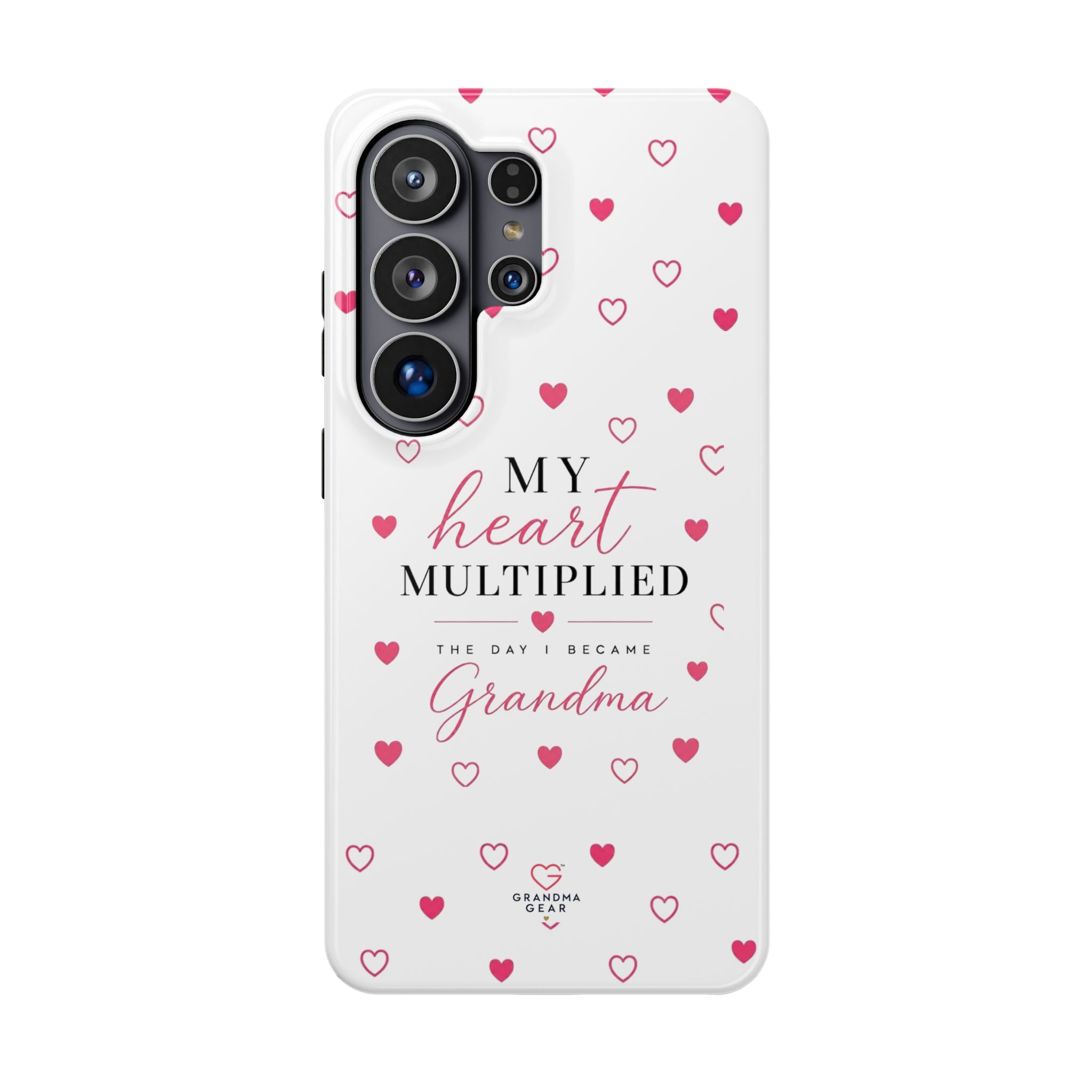 Grandma Phone Case — "My Heart Multiplied" Magnetic Impact‑Resistant Case