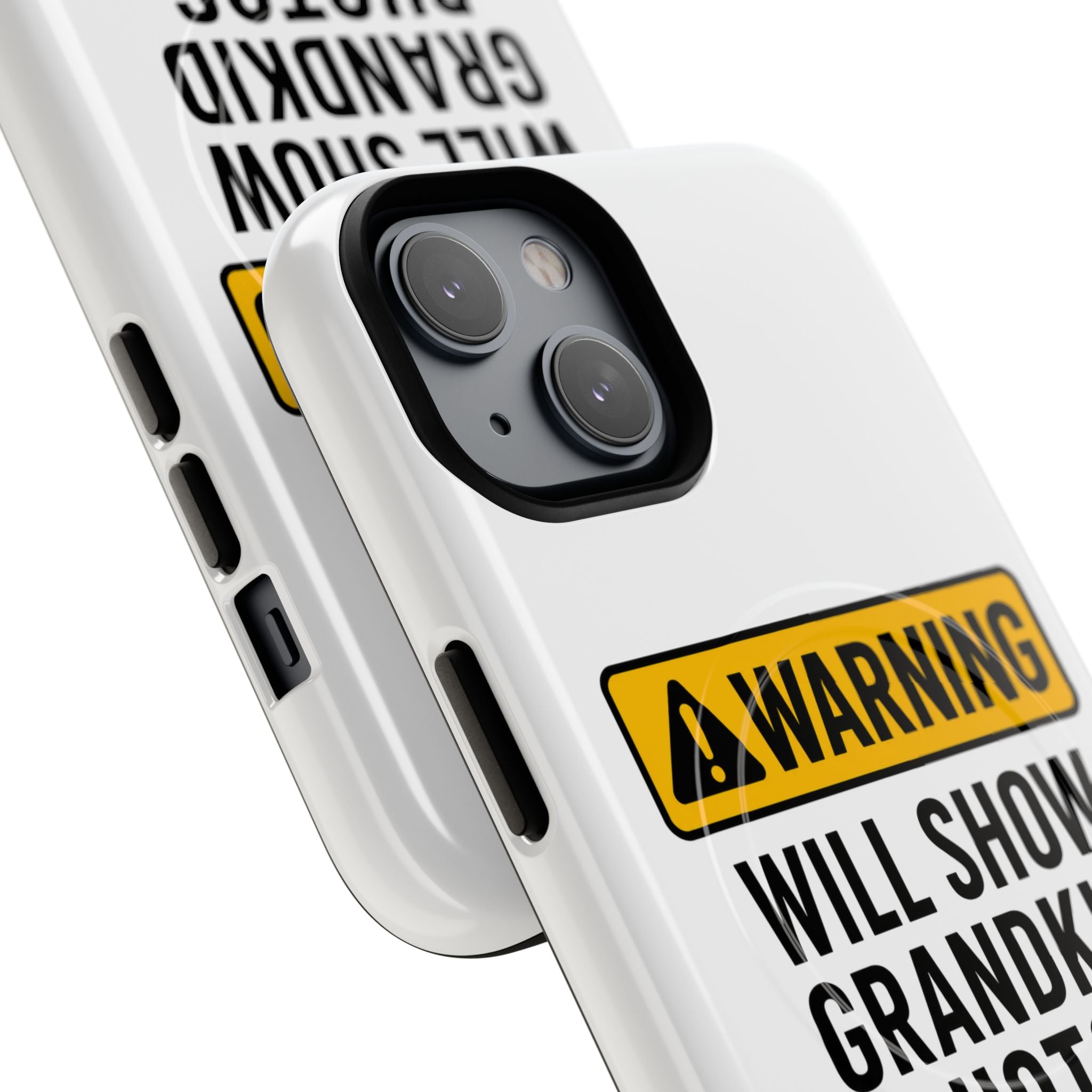Phone Case — "Warning: Will Show Grandkid Photos" Tough Magnetic Case