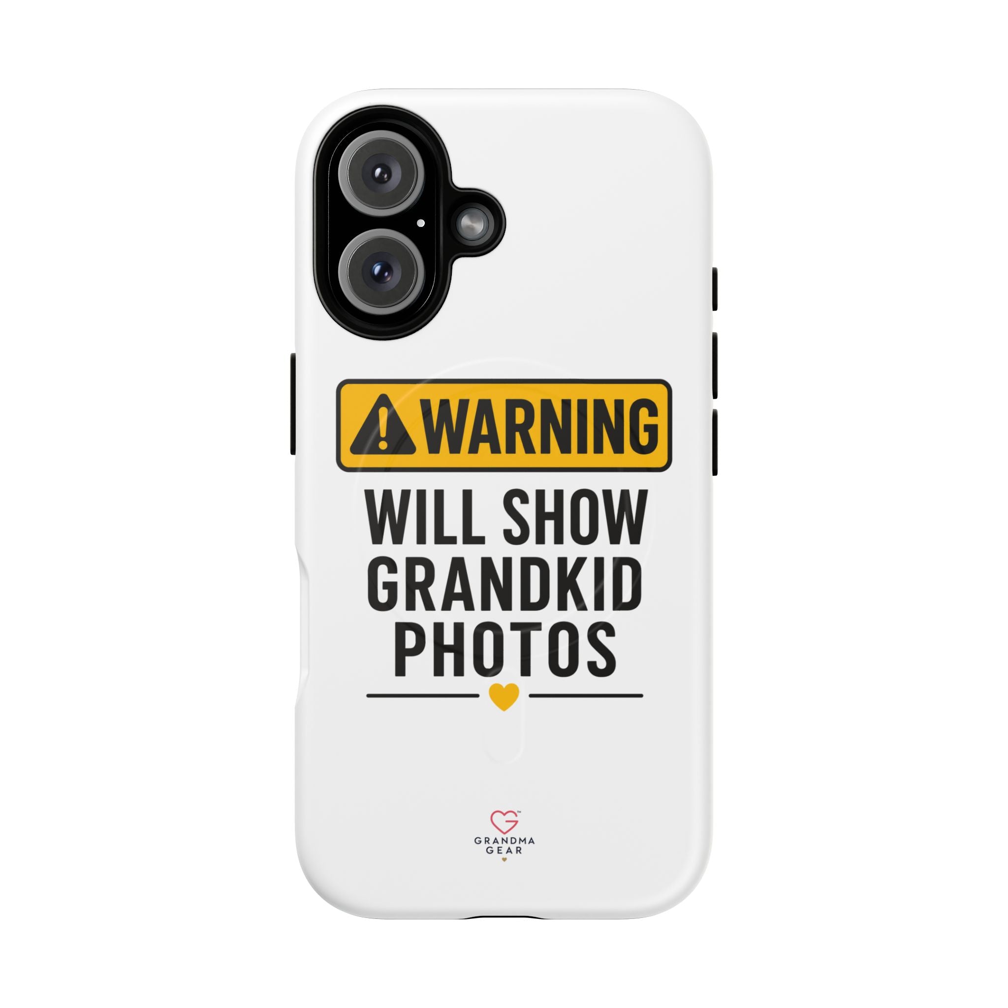 Phone Case — "Warning: Will Show Grandkid Photos" Tough Magnetic Case