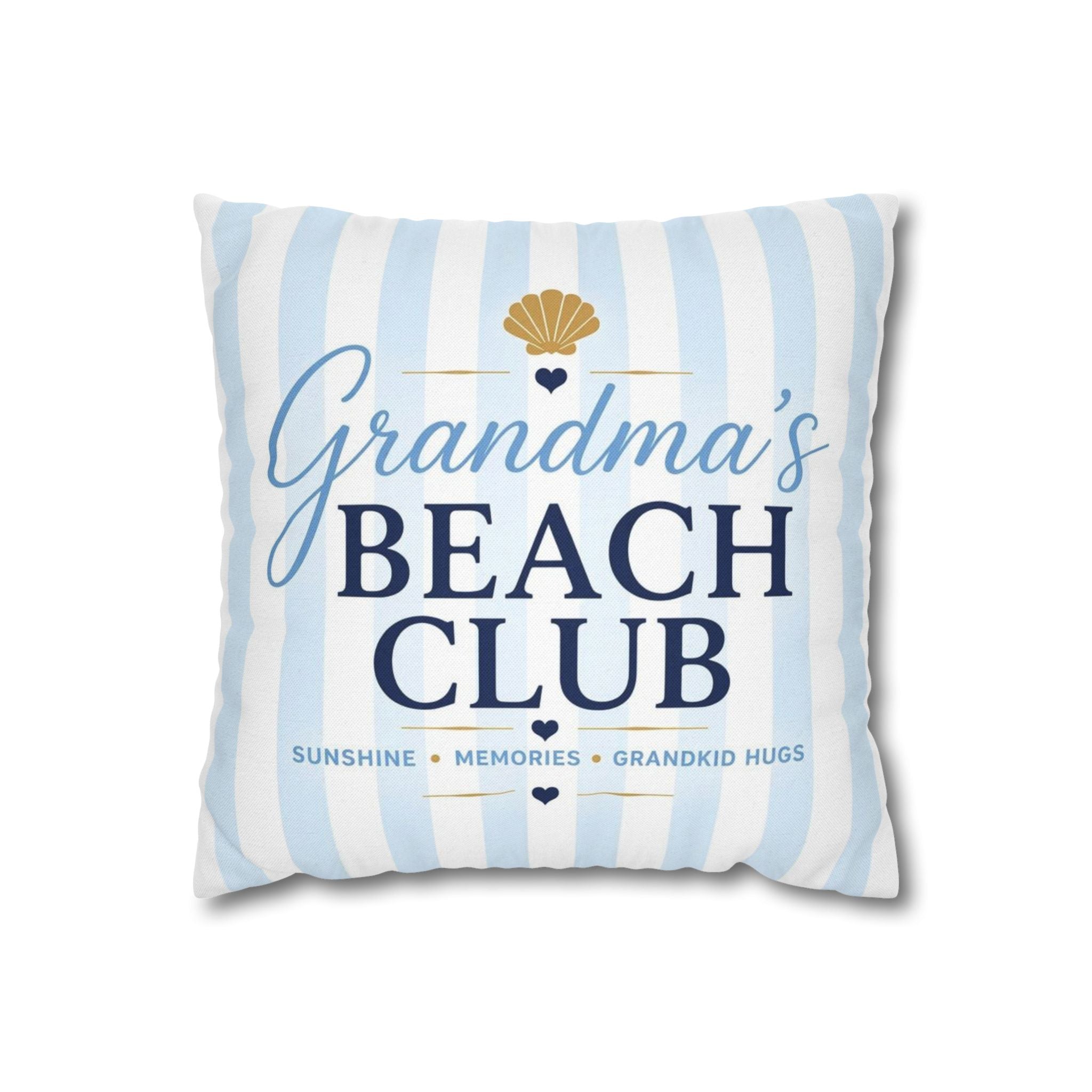 Spun Polyester Square Pillowcase