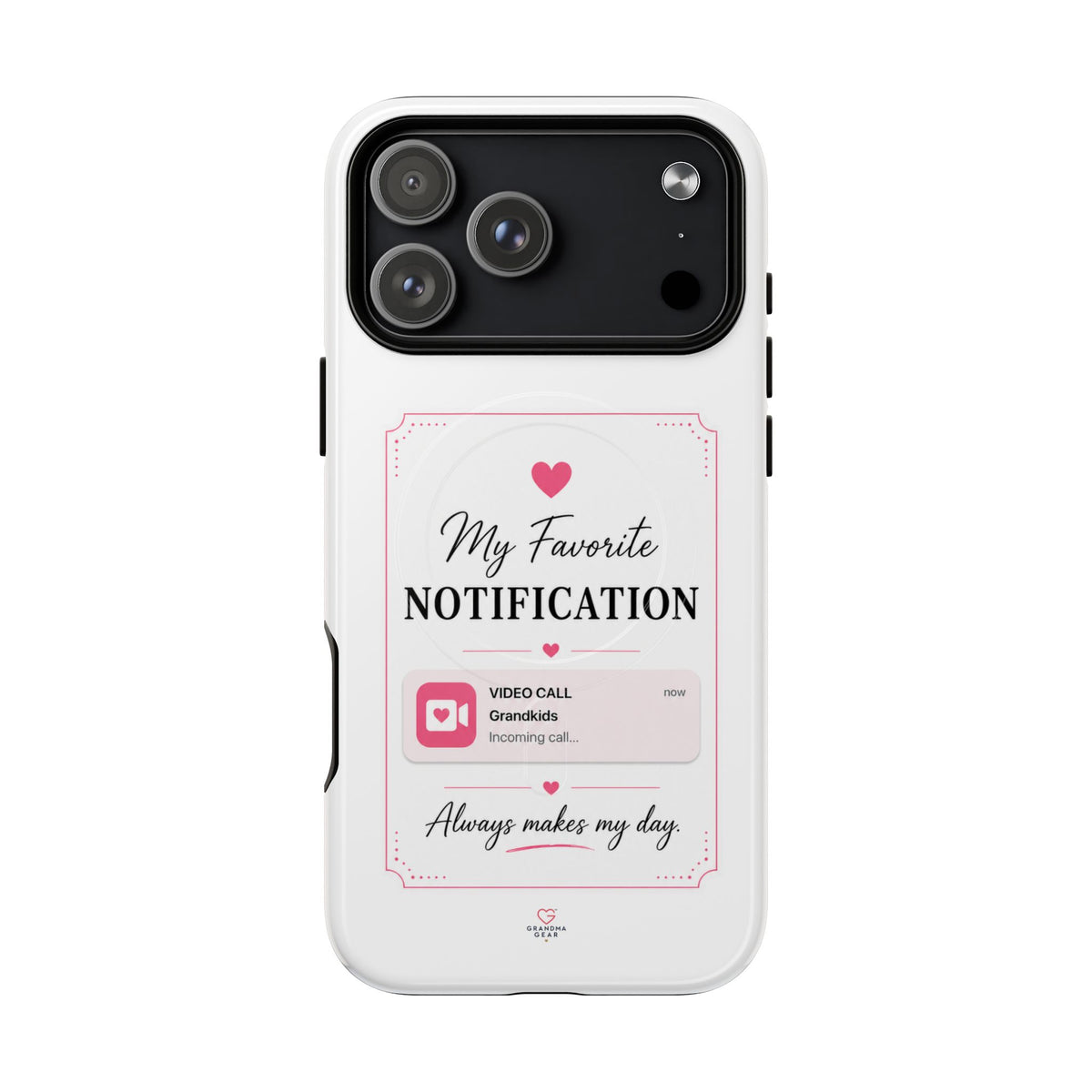 My Favorite Notification phone case | Cute heart video call design