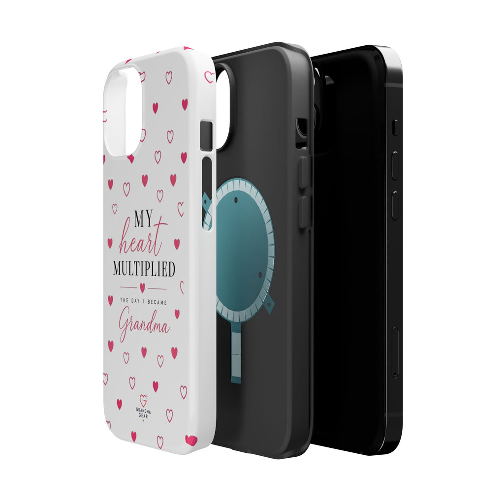 Grandma Phone Case — "My Heart Multiplied" Magnetic Impact‑Resistant Case