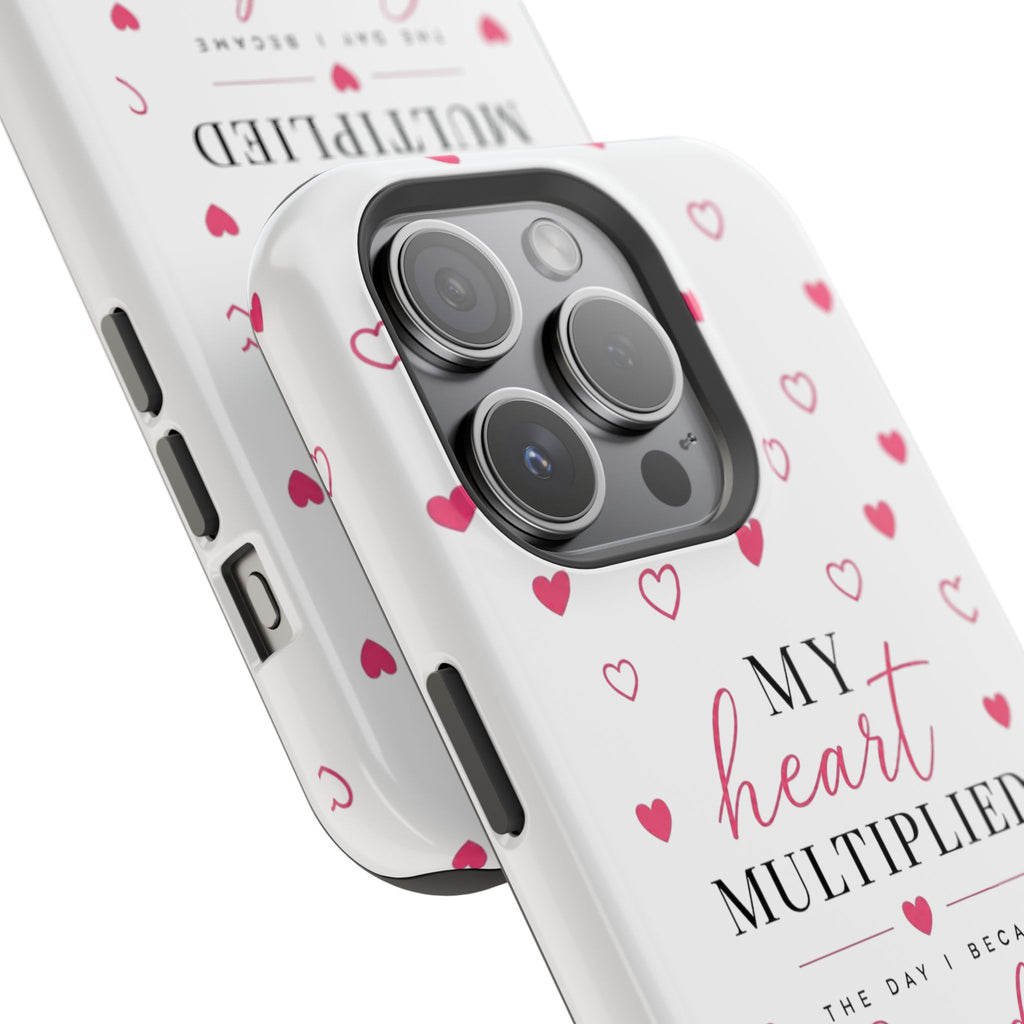 Grandma Phone Case — "My Heart Multiplied" Magnetic Impact‑Resistant Case