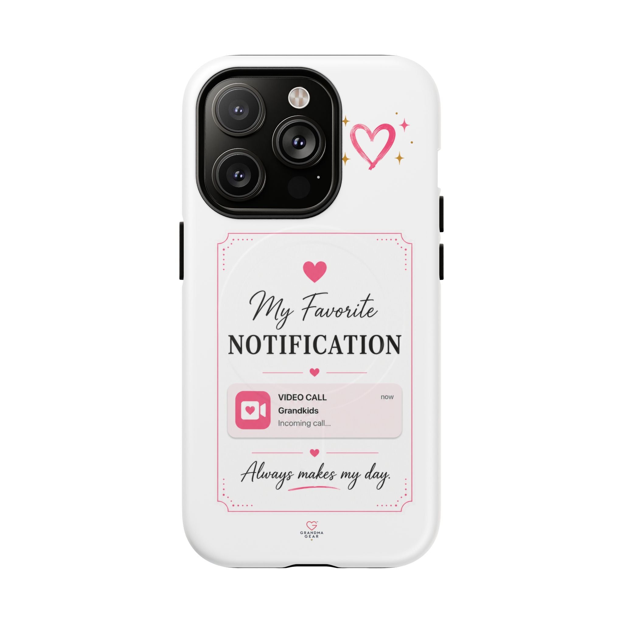 My Favorite Notification phone case | Cute heart video call design