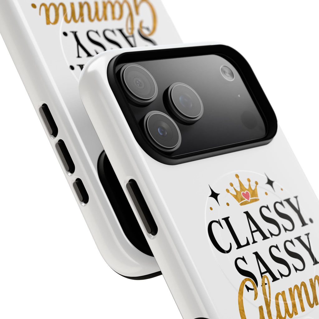 Phone Case — “Classy. Sassy. Glamma.” Magnetic Tough Protective Cover