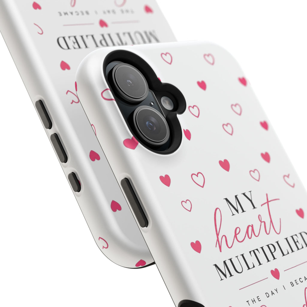 Grandma Phone Case — "My Heart Multiplied" Magnetic Impact‑Resistant Case