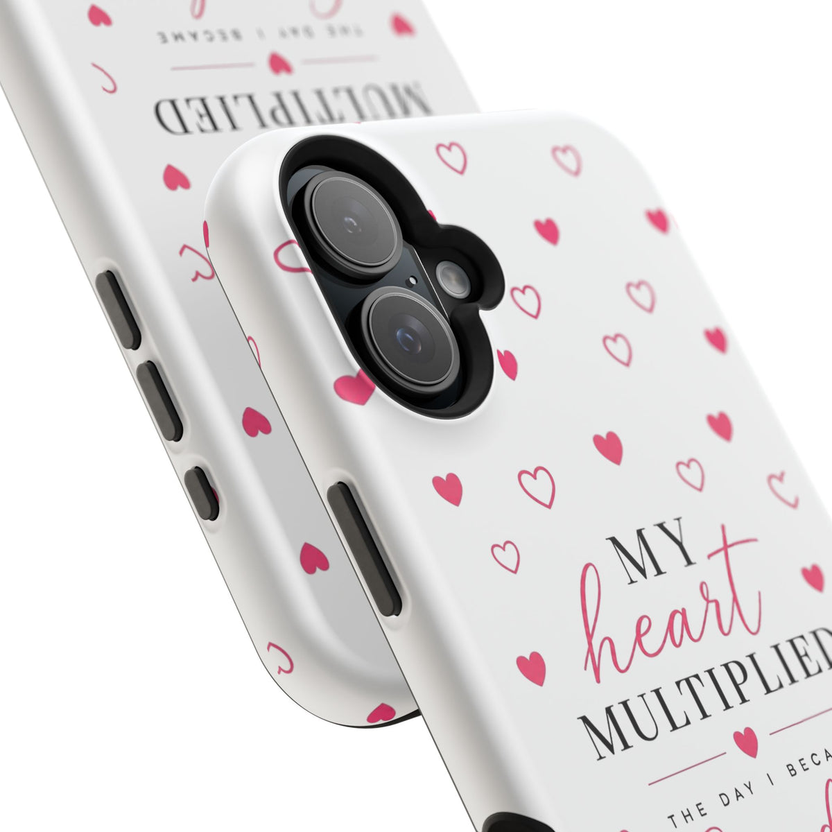 Grandma Phone Case — "My Heart Multiplied" Magnetic Impact‑Resistant Case