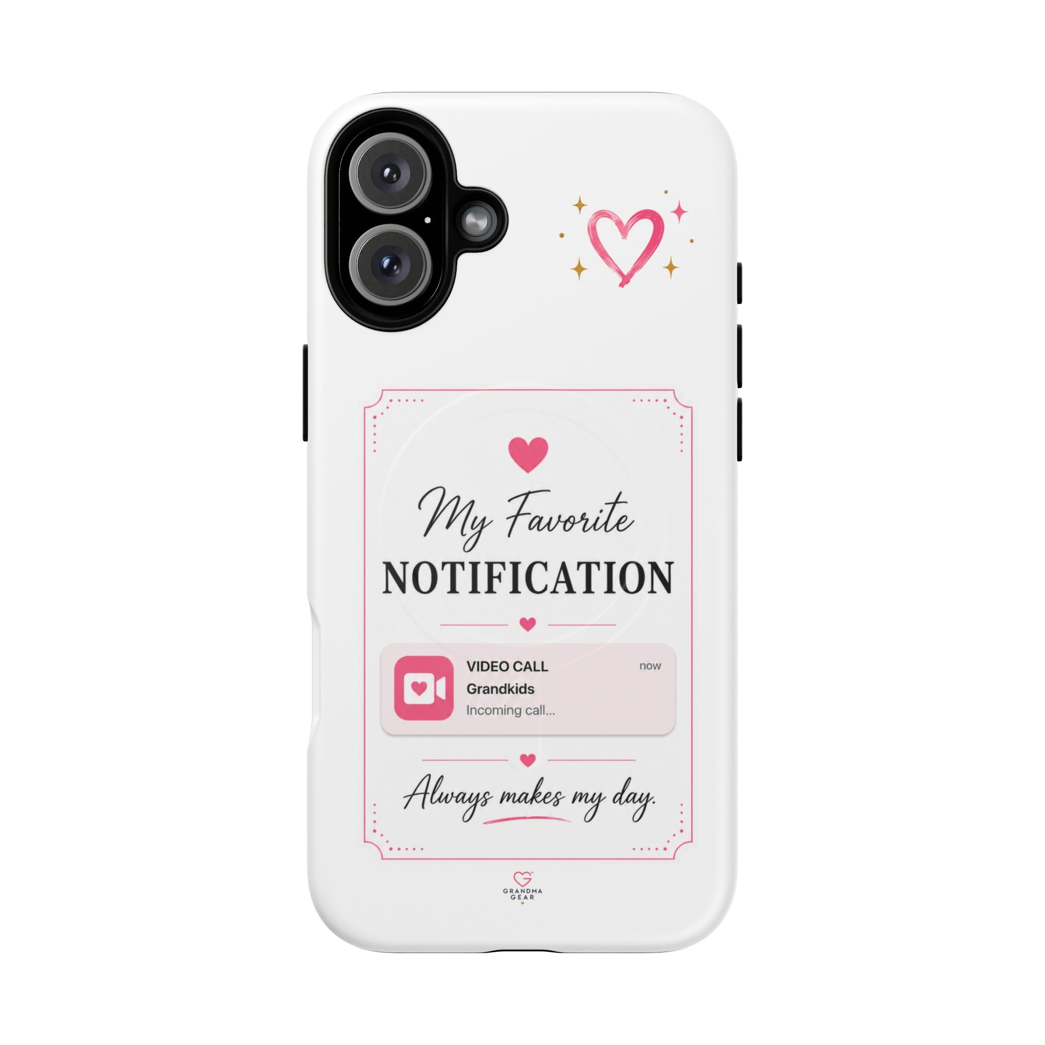 My Favorite Notification phone case | Cute heart video call design
