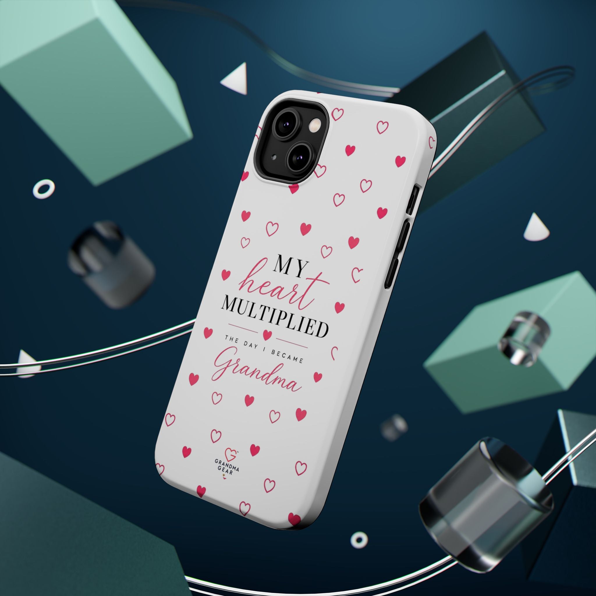 Grandma Phone Case — "My Heart Multiplied" Magnetic Impact‑Resistant Case