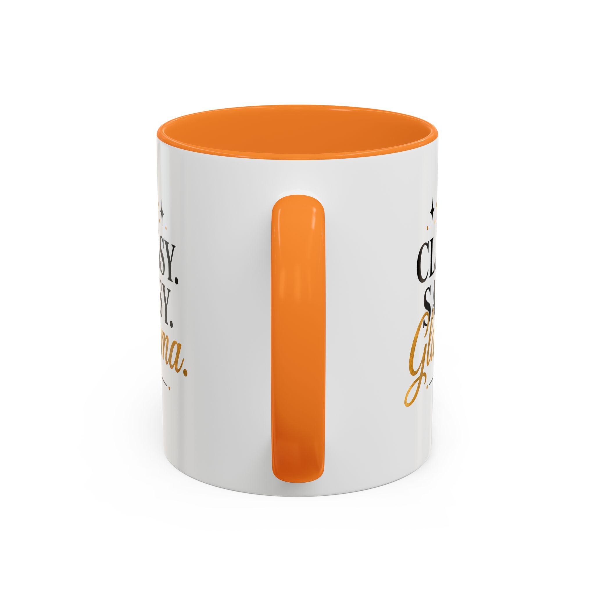 Classy Sassy Glamma Coffee Mug — 11oz/15oz Color Accent Mug