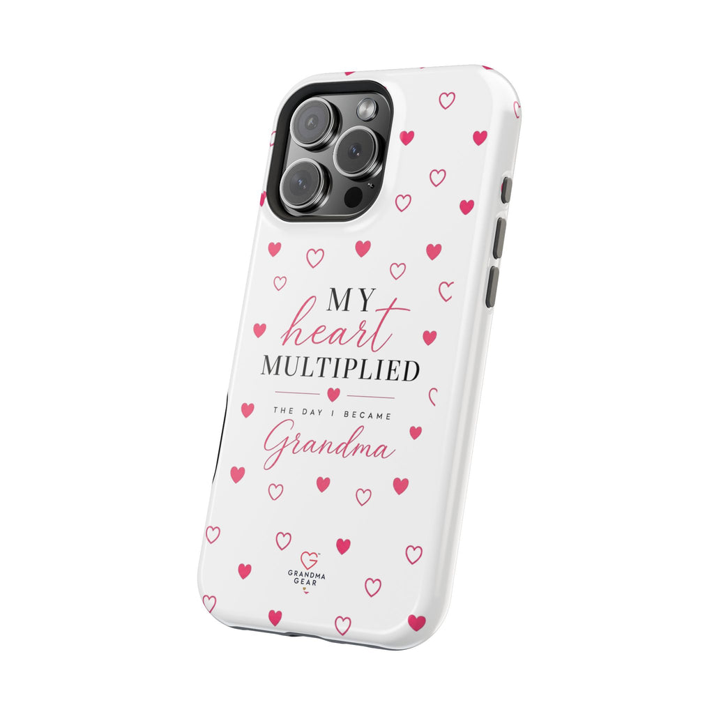 Grandma Phone Case — "My Heart Multiplied" Magnetic Impact‑Resistant Case