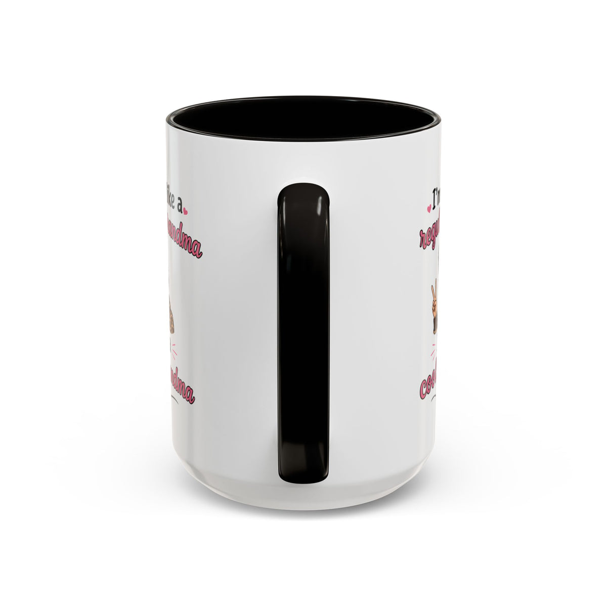 Cool Grandma illustration mug | 11oz 15oz colorful ceramic mug