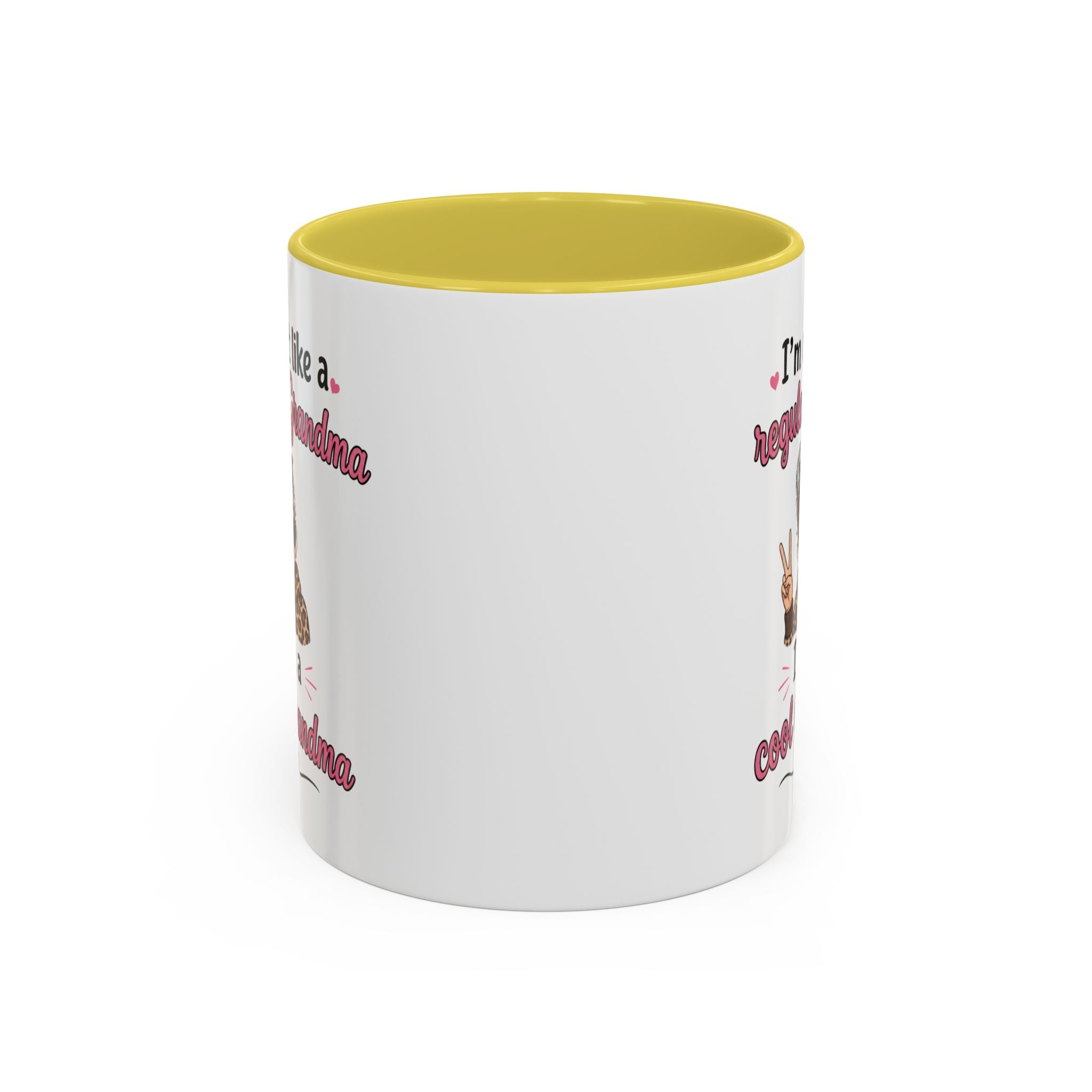 Cool Grandma illustration mug | 11oz 15oz colorful ceramic mug