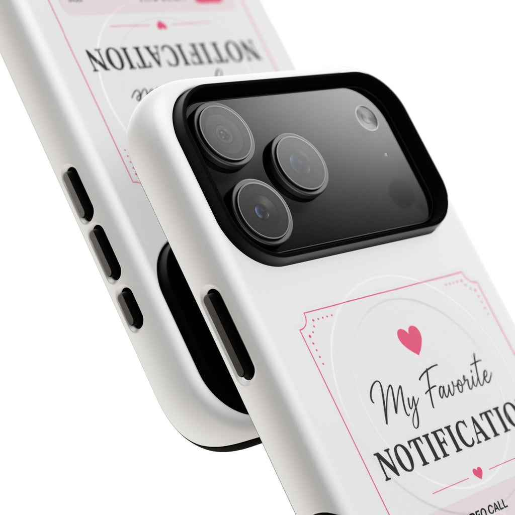 My Favorite Notification phone case | Cute heart video call design