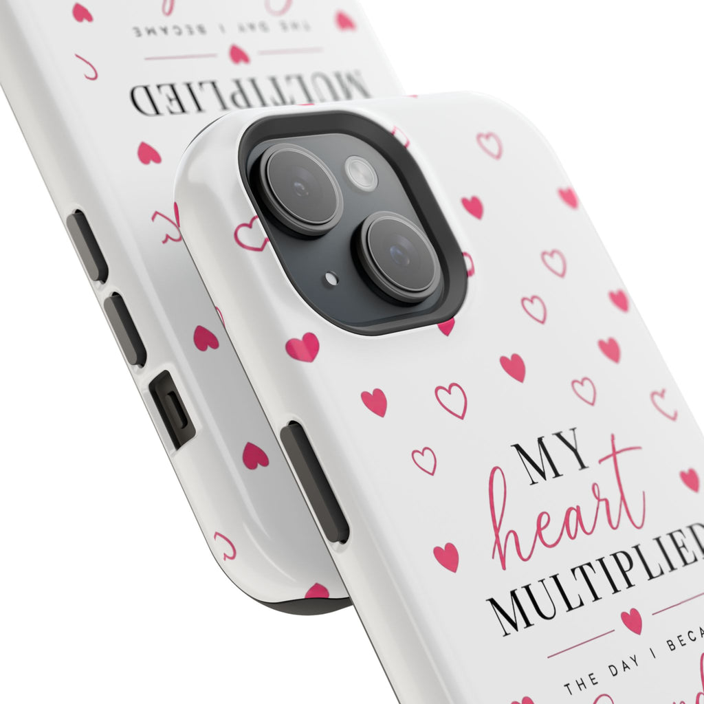 Grandma Phone Case — "My Heart Multiplied" Magnetic Impact‑Resistant Case