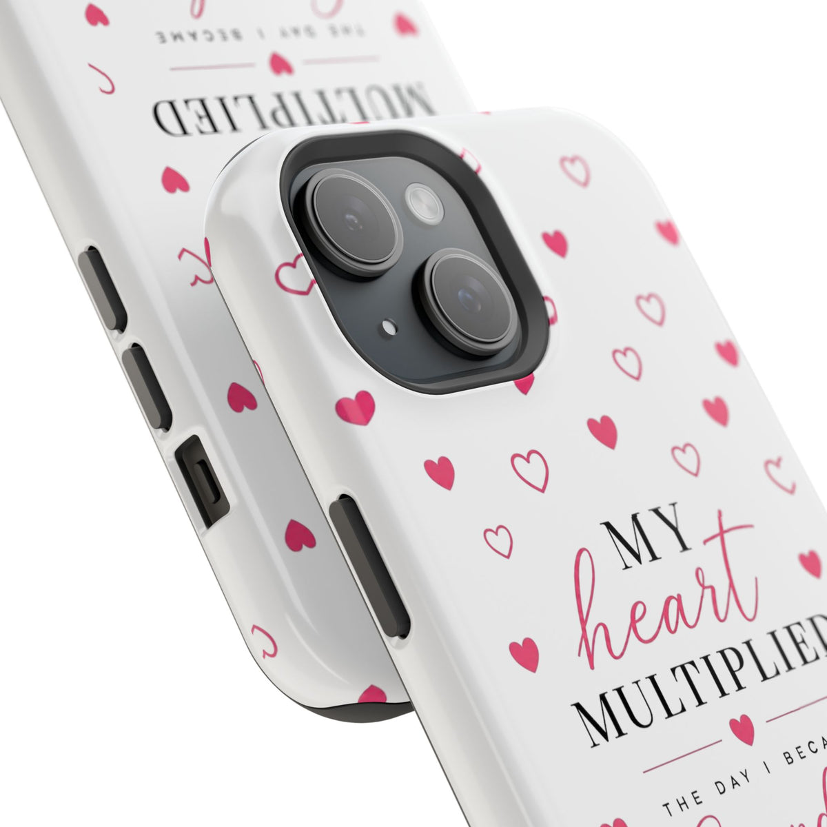 Grandma Phone Case — "My Heart Multiplied" Magnetic Impact‑Resistant Case