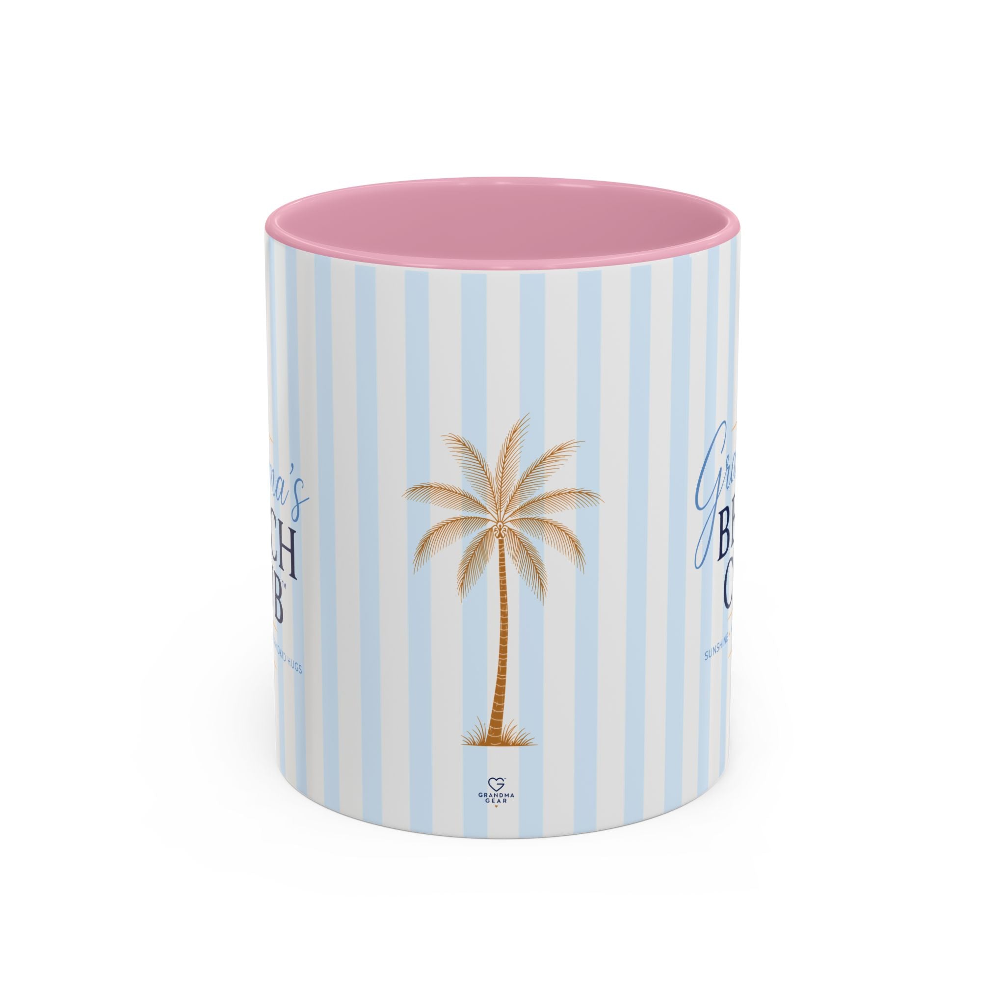 Grandma's Beach Club Script Mug | Color Accent Coffee Mug (11oz, 15oz)