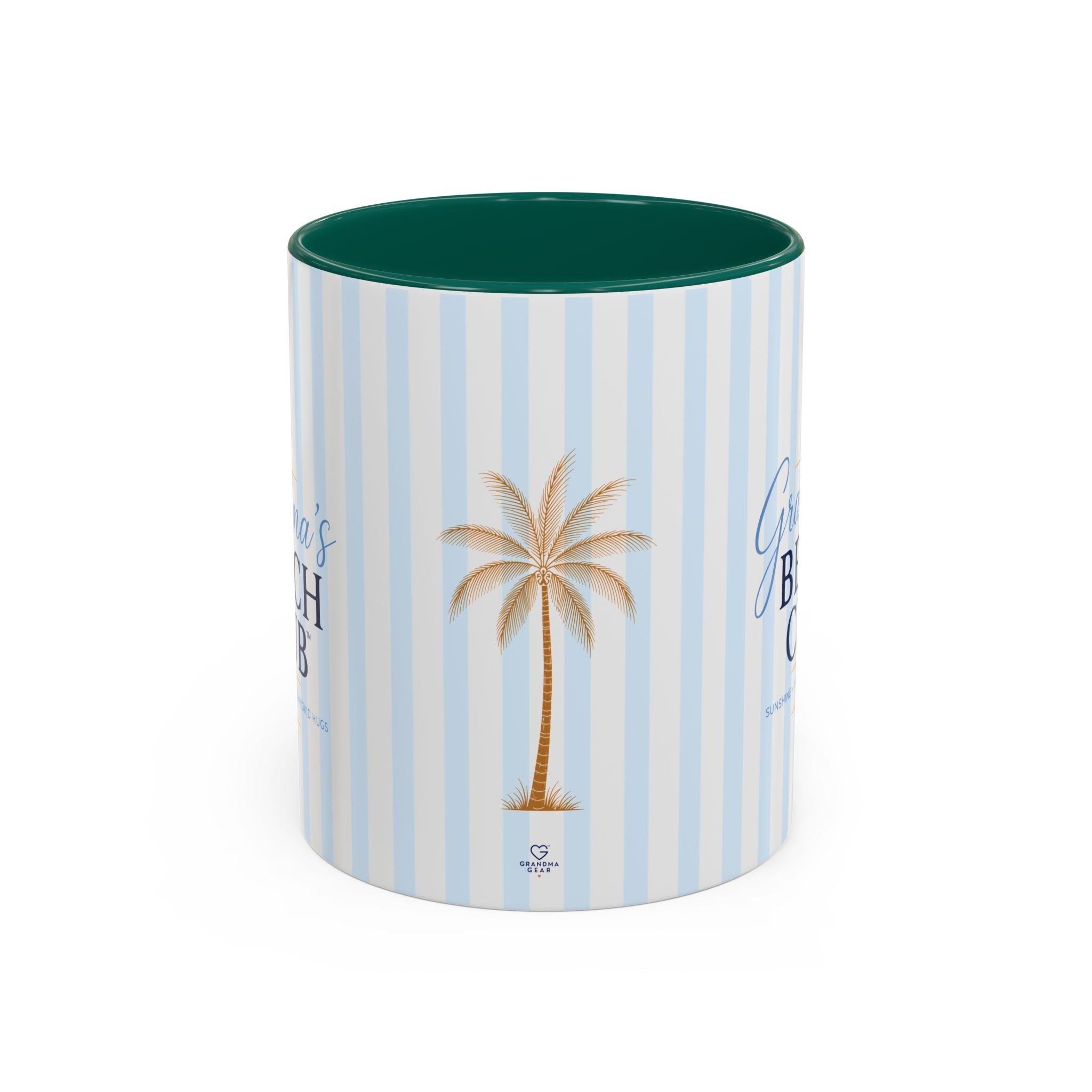 Grandma's Beach Club Script Mug | Color Accent Coffee Mug (11oz, 15oz)