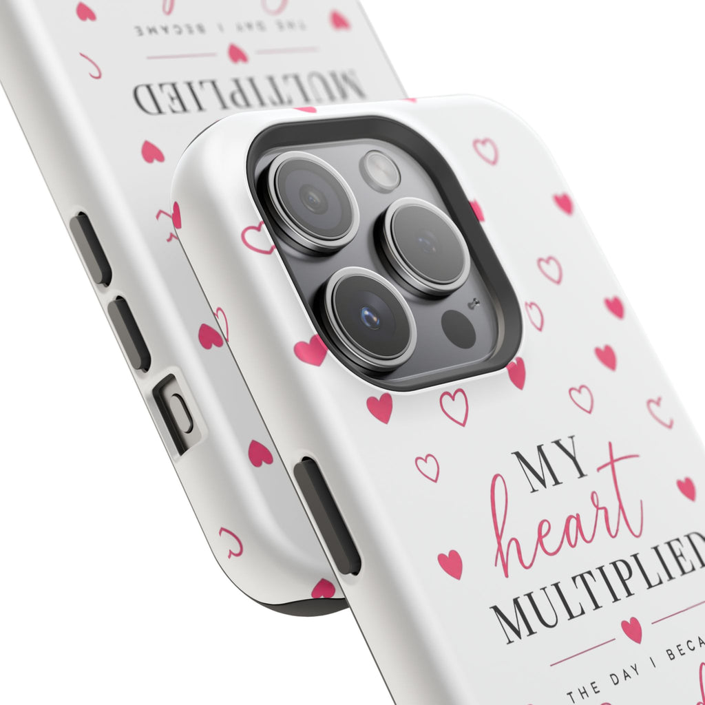 Grandma Phone Case — "My Heart Multiplied" Magnetic Impact‑Resistant Case