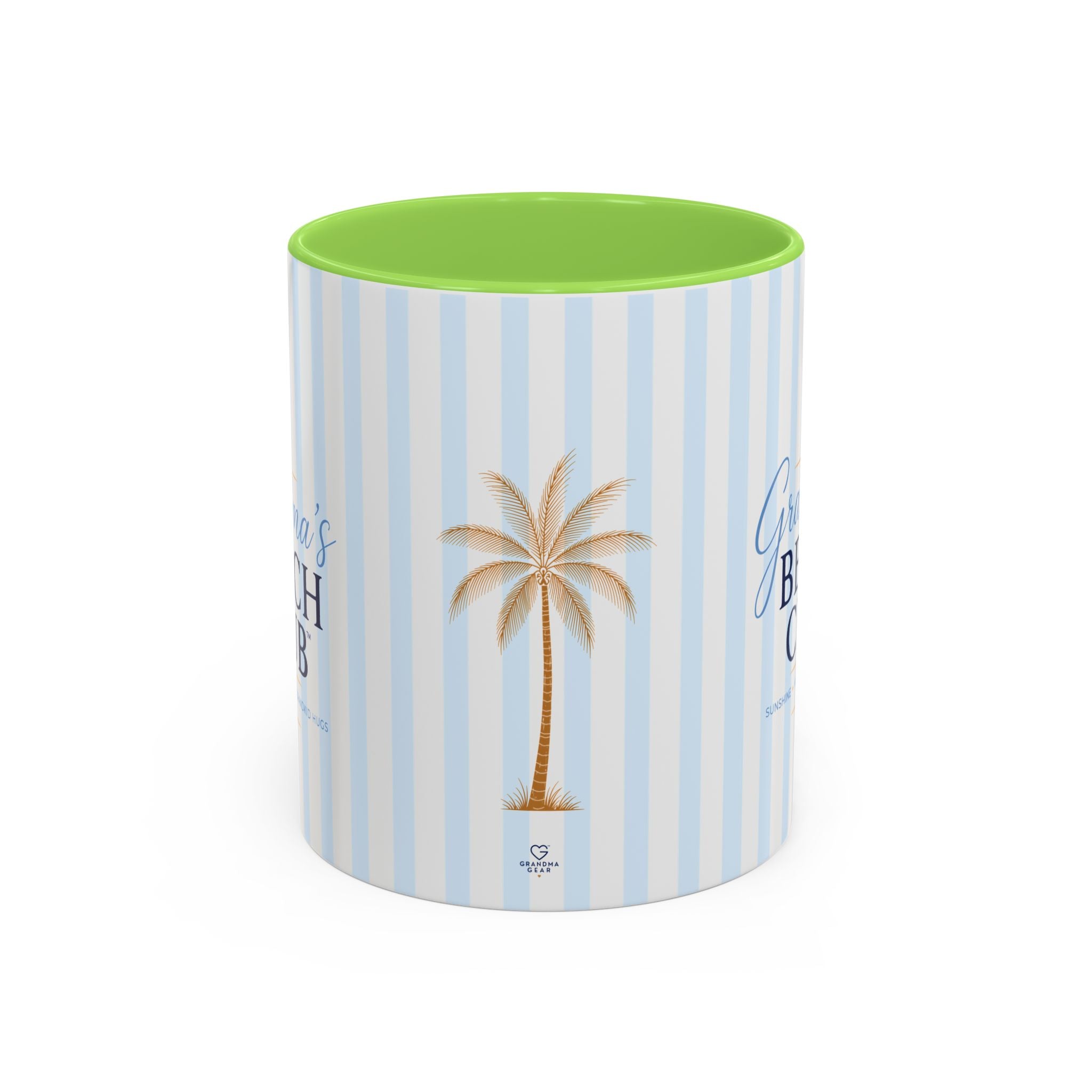 Grandma's Beach Club Script Mug | Color Accent Coffee Mug (11oz, 15oz)