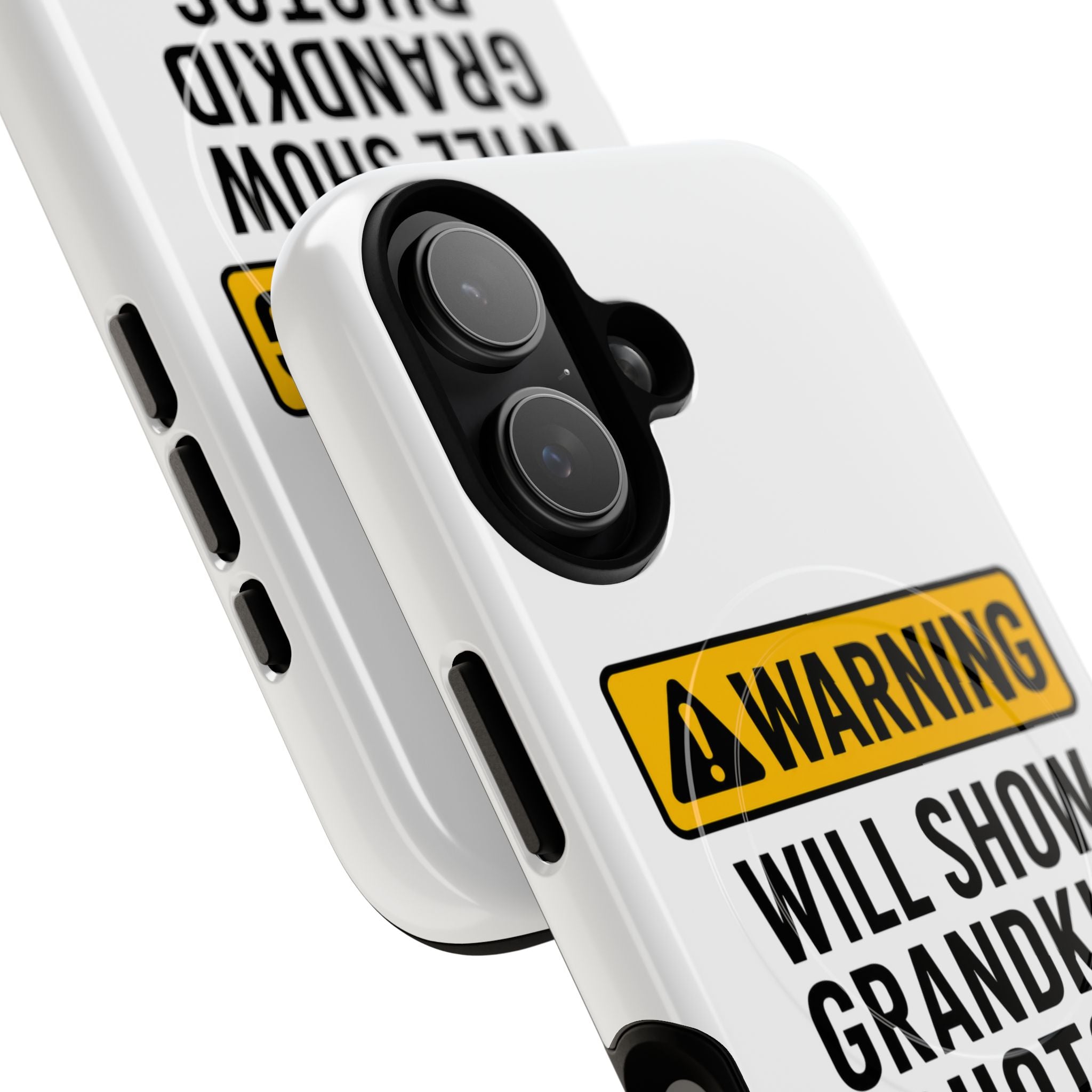 Phone Case — "Warning: Will Show Grandkid Photos" Tough Magnetic Case