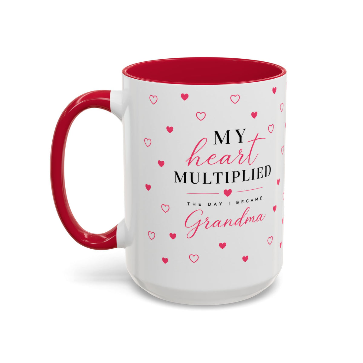 My Heart Multiplied Grandma Mug | 11oz or 15oz Ceramic