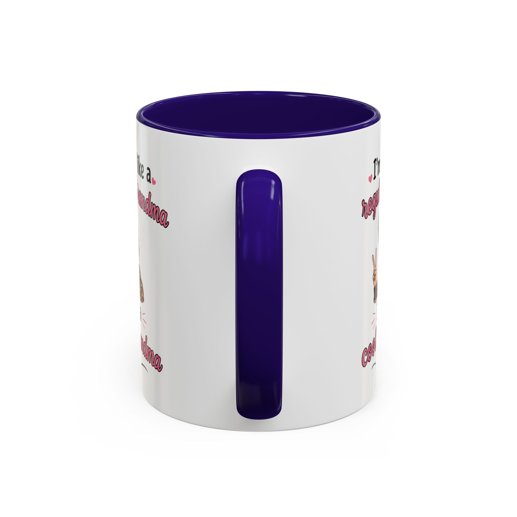 Cool Grandma illustration mug | 11oz 15oz colorful ceramic mug