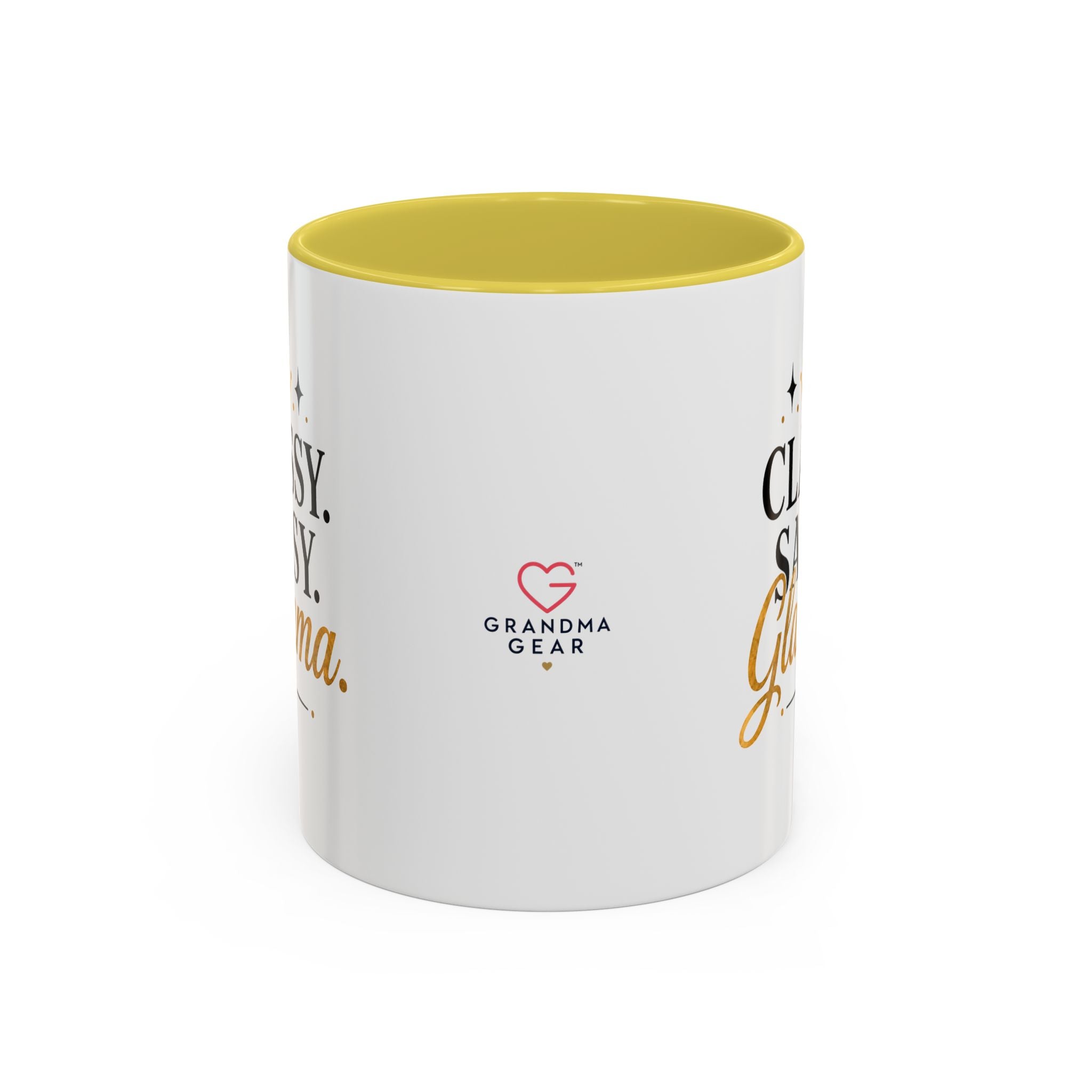 Classy Sassy Glamma Coffee Mug — 11oz/15oz Color Accent Mug