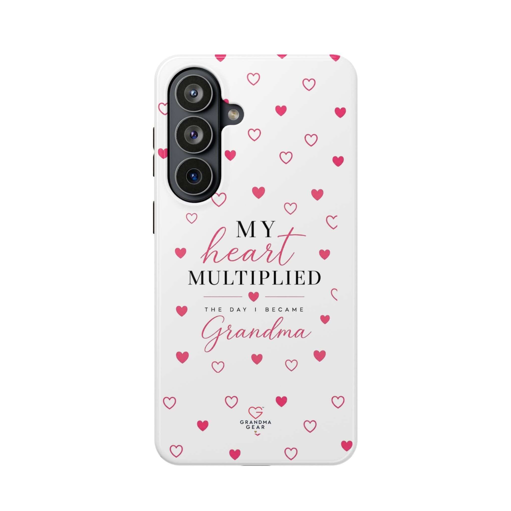 Grandma Phone Case — "My Heart Multiplied" Magnetic Impact‑Resistant Case