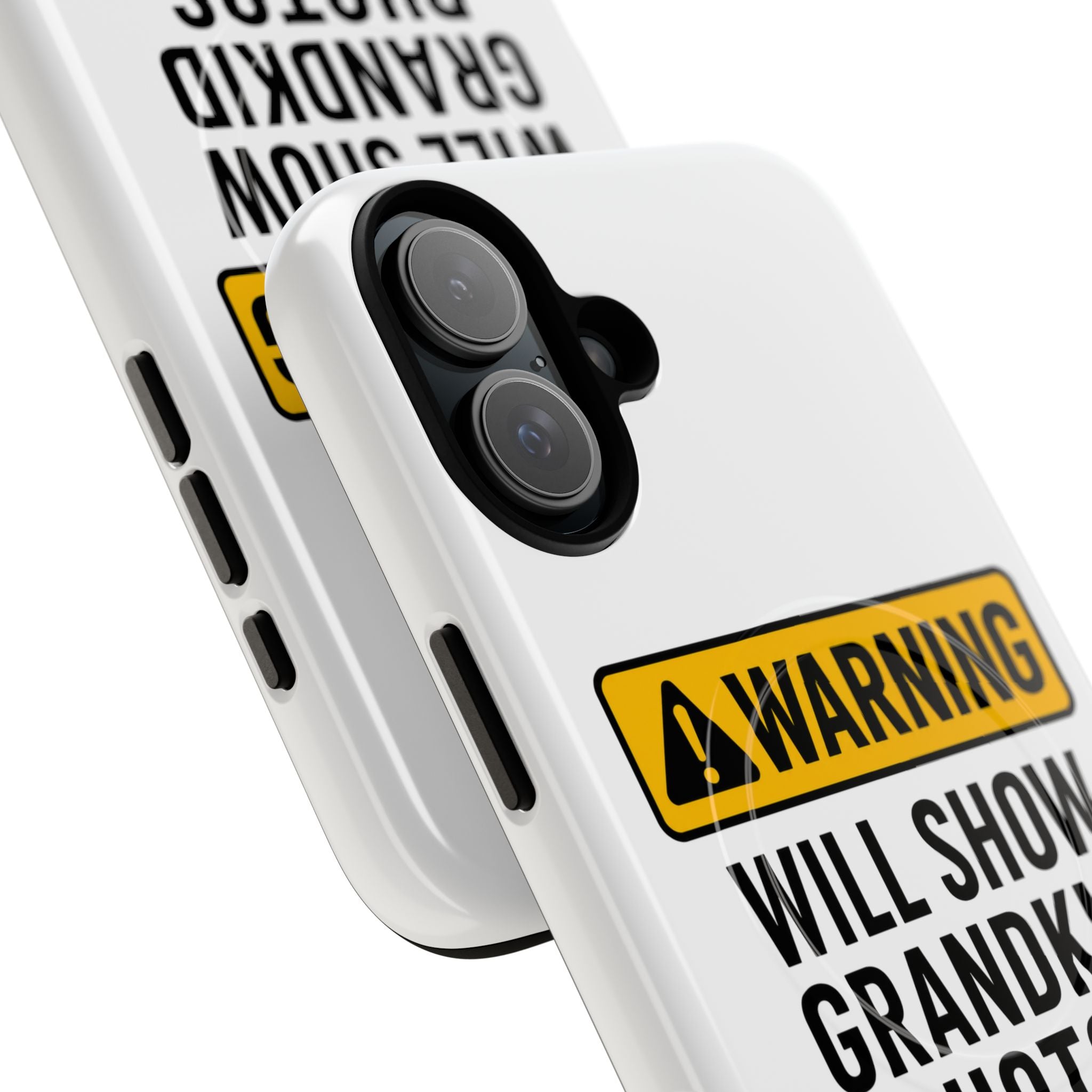 Phone Case — "Warning: Will Show Grandkid Photos" Tough Magnetic Case