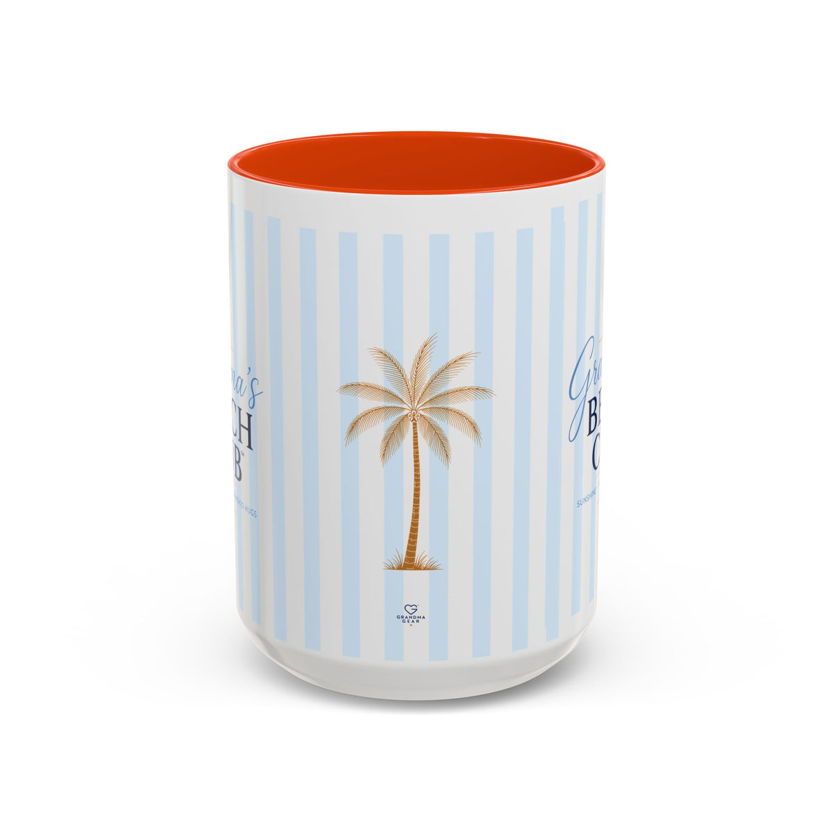 Grandma's Beach Club Script Mug | Color Accent Coffee Mug (11oz, 15oz)