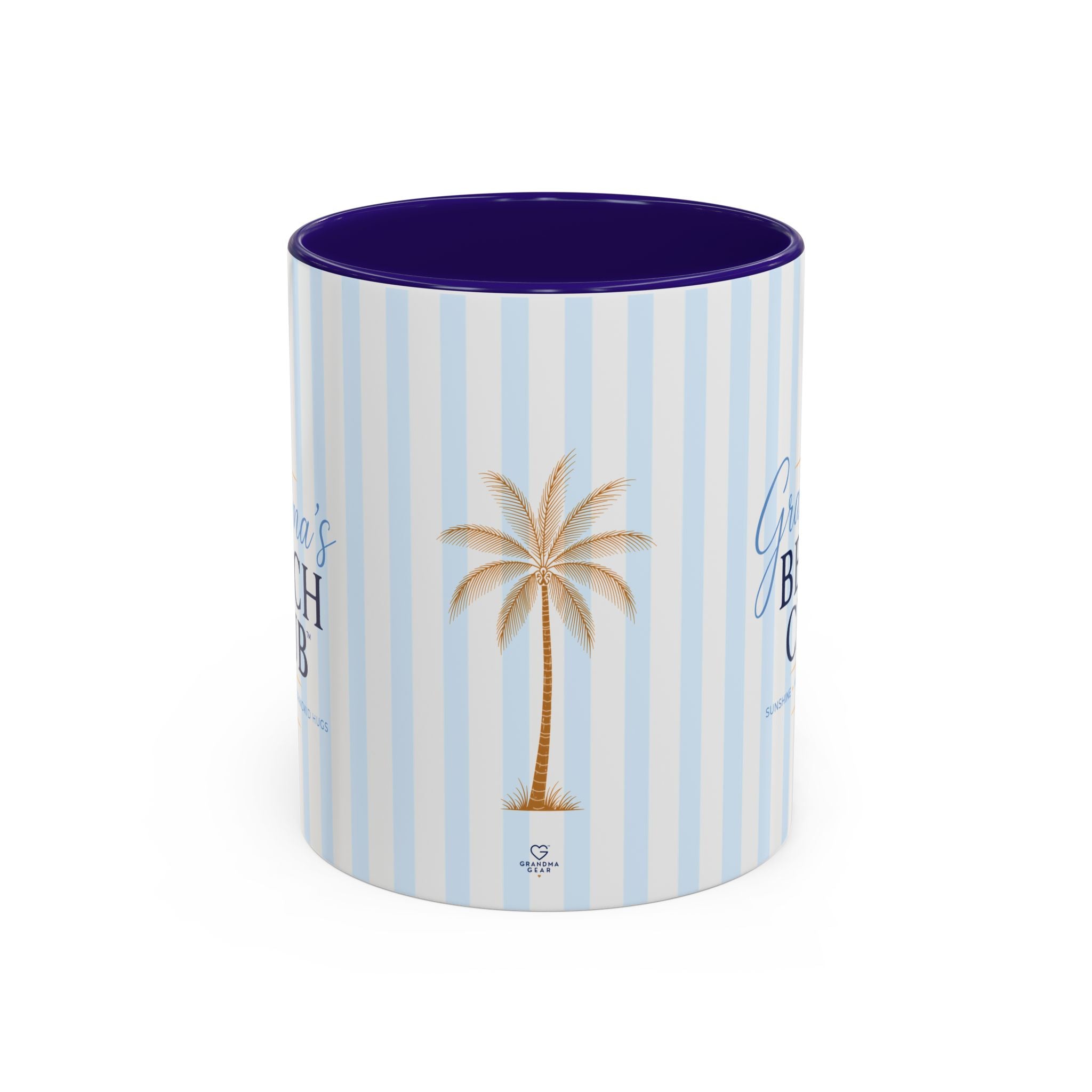 Grandma's Beach Club Script Mug | Color Accent Coffee Mug (11oz, 15oz)