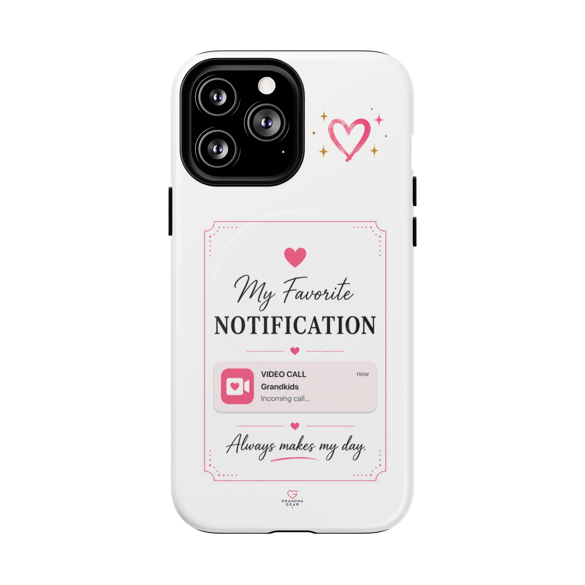 My Favorite Notification phone case | Cute heart video call design