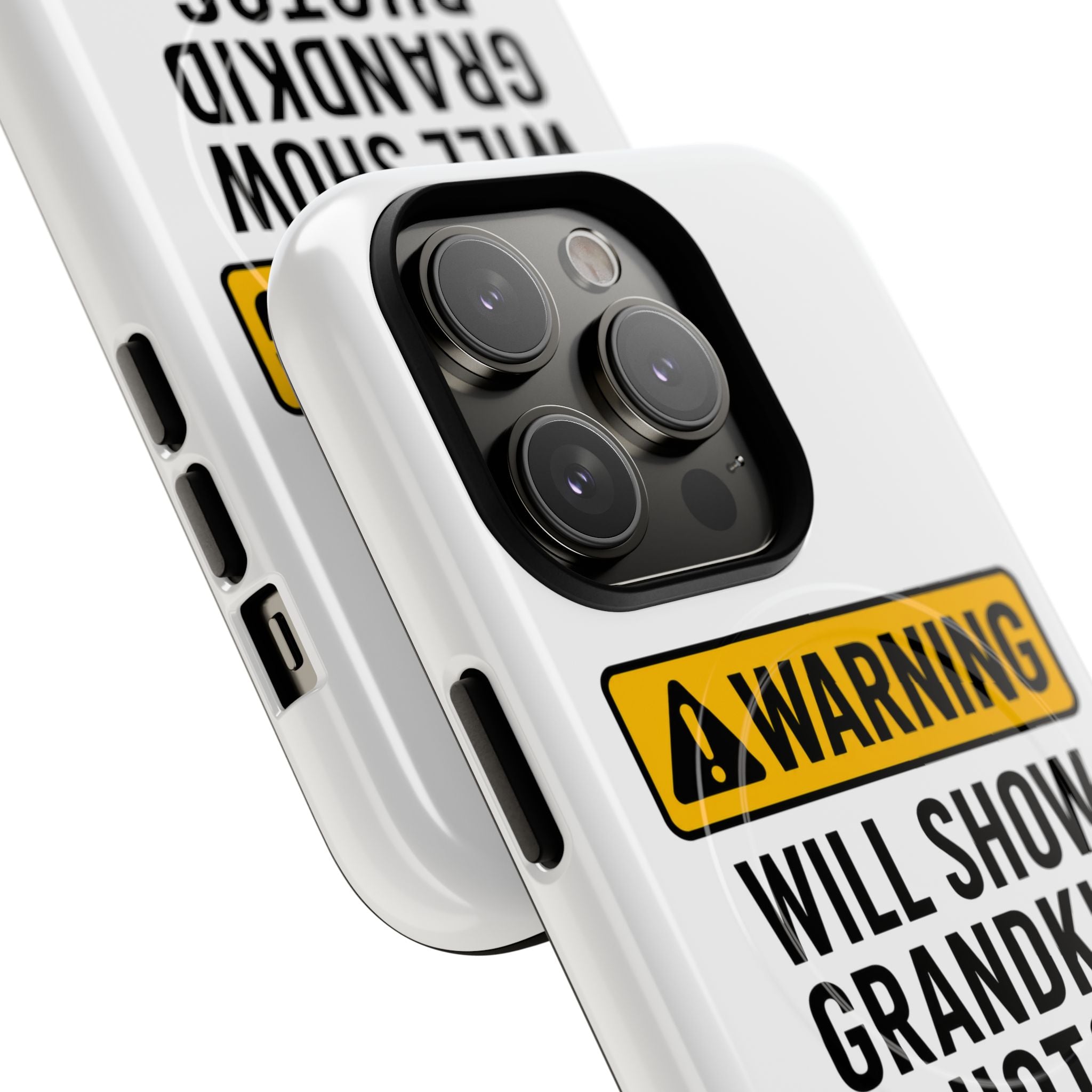 Phone Case — "Warning: Will Show Grandkid Photos" Tough Magnetic Case