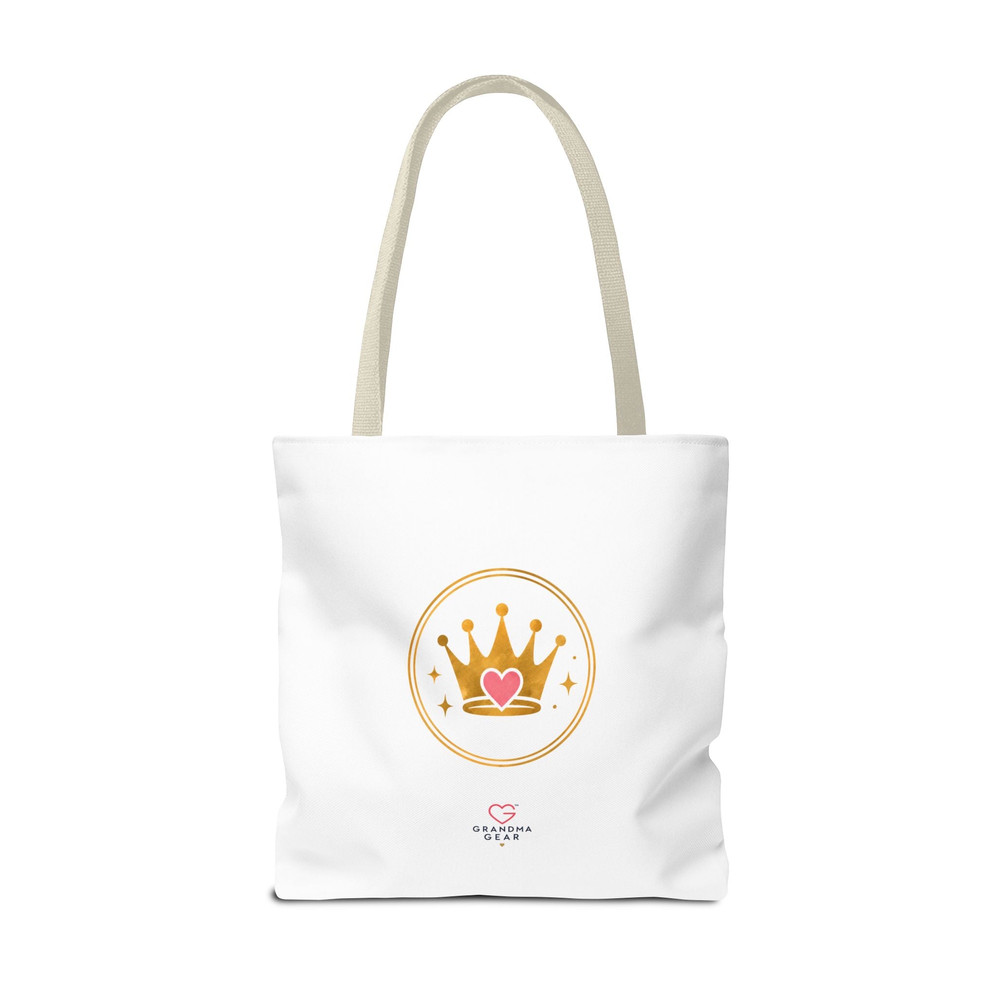 Classy Sassy Glamma Tote Bag – Funny Grandma Gift with Crown Graphic