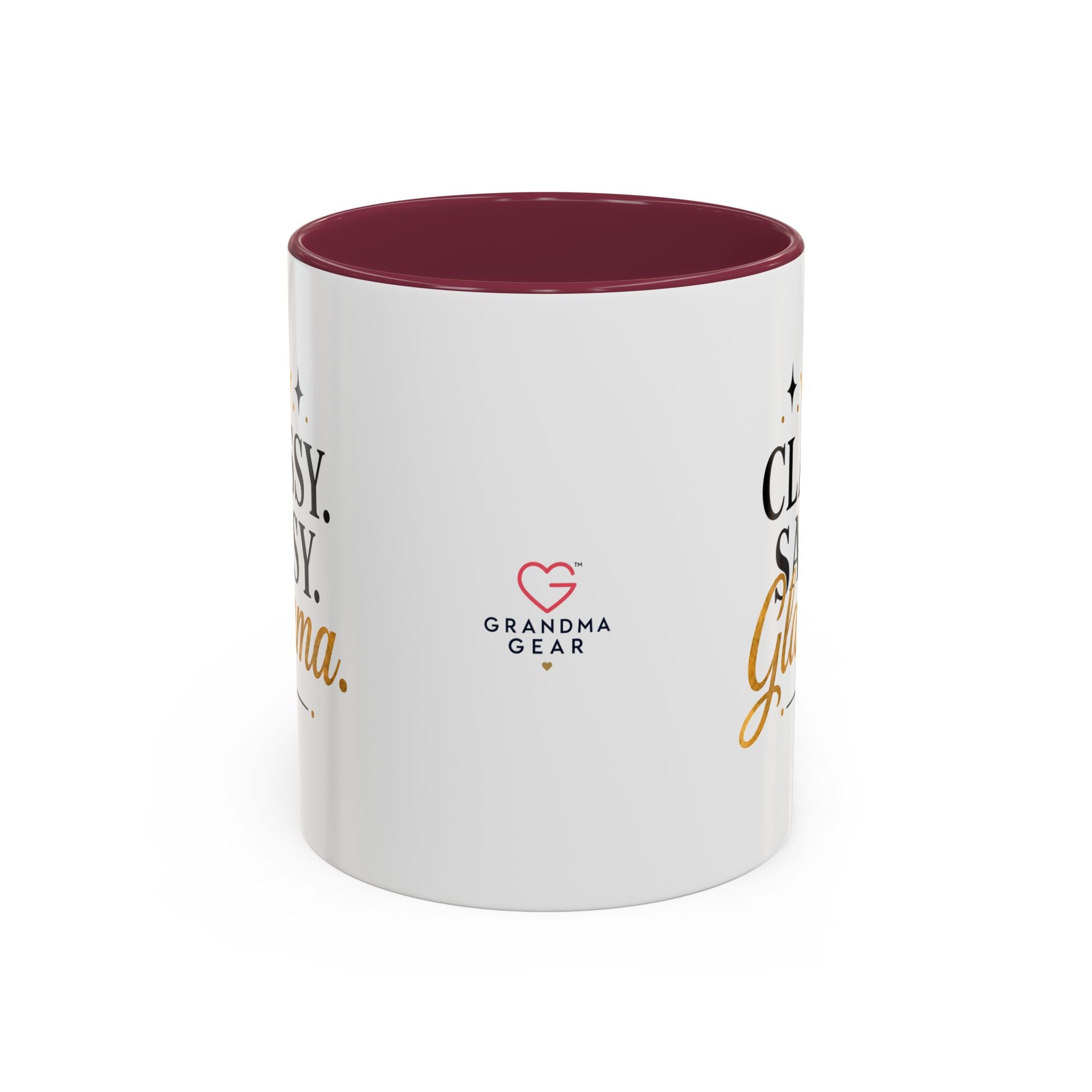 Classy Sassy Glamma Coffee Mug — 11oz/15oz Color Accent Mug