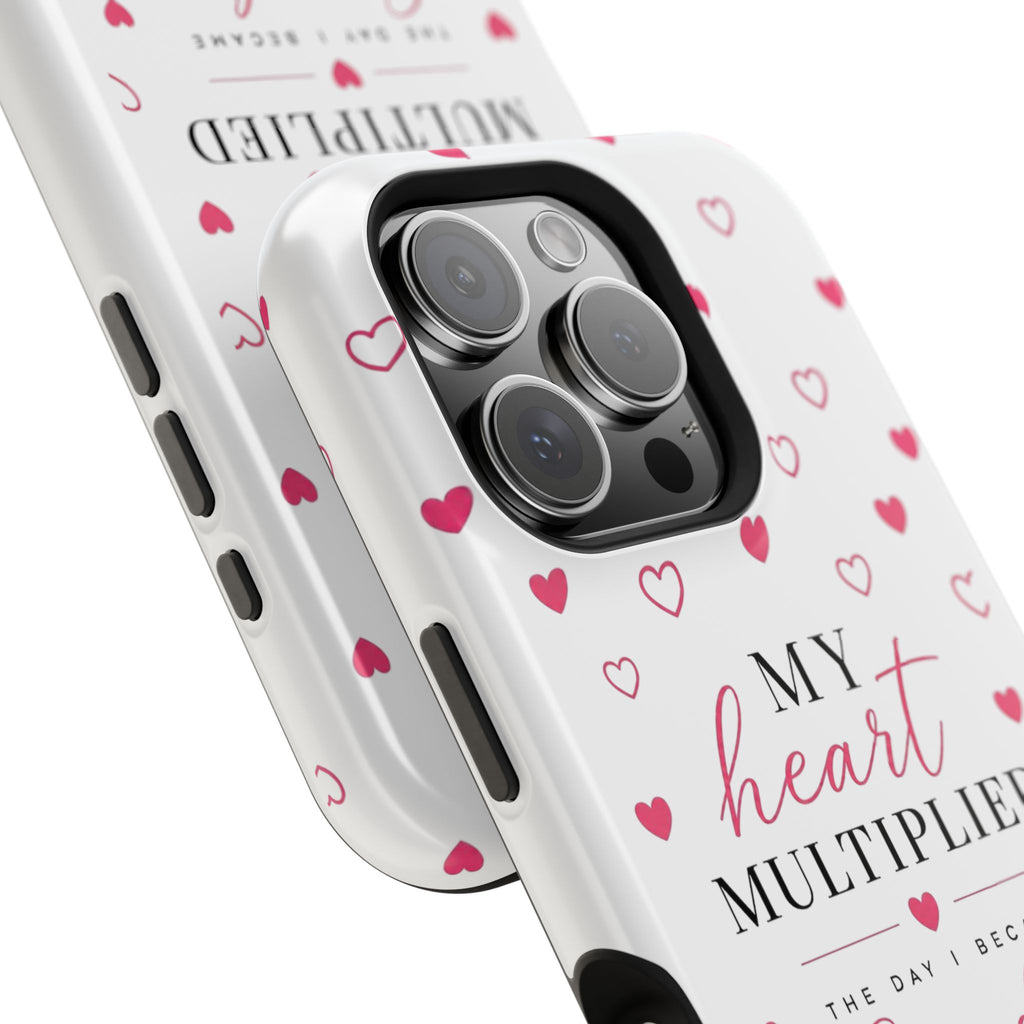 Grandma Phone Case — "My Heart Multiplied" Magnetic Impact‑Resistant Case