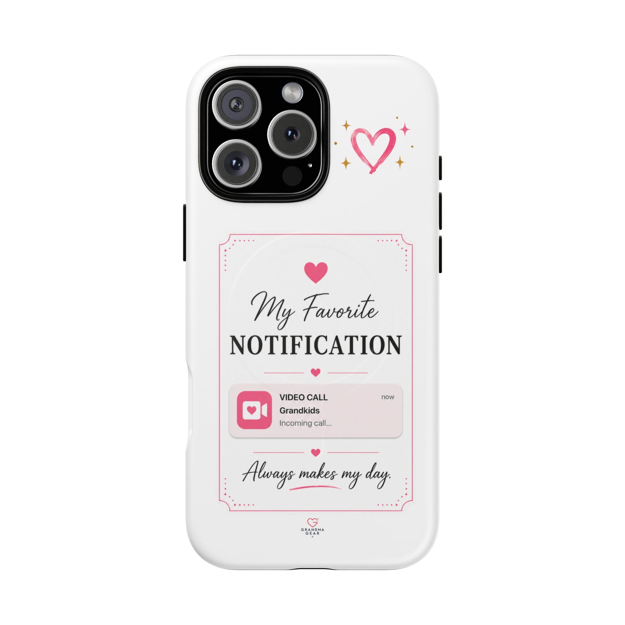 My Favorite Notification phone case | Cute heart video call design