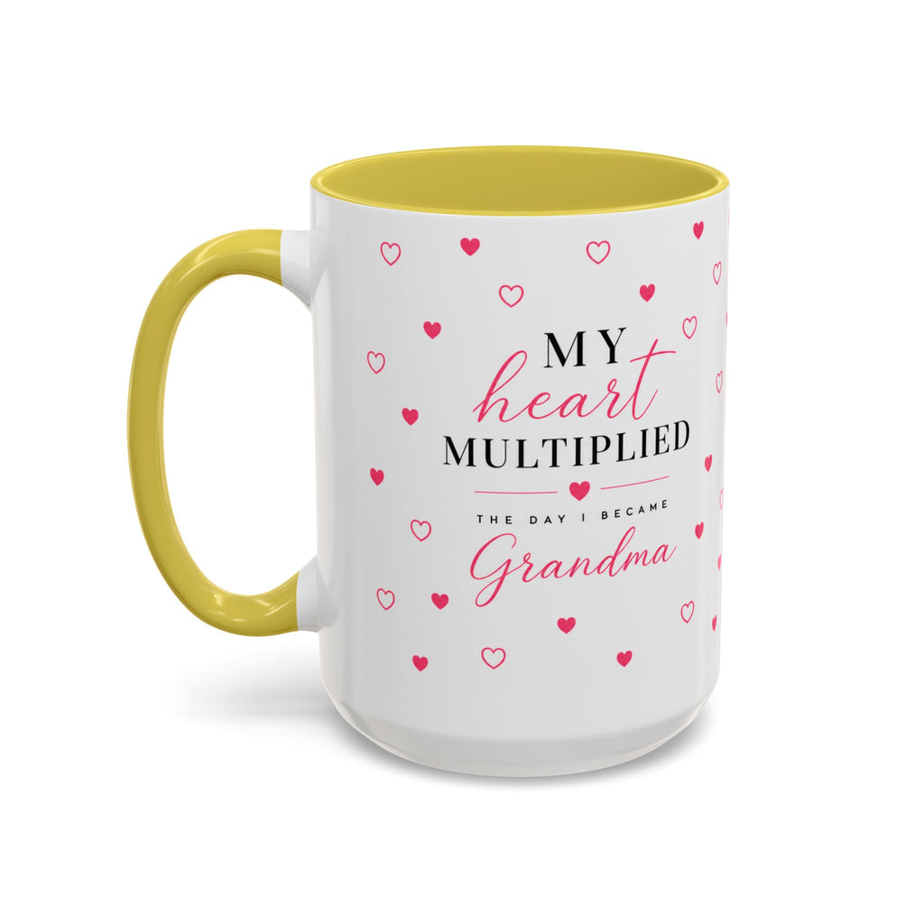 My Heart Multiplied Grandma Mug | 11oz or 15oz Ceramic