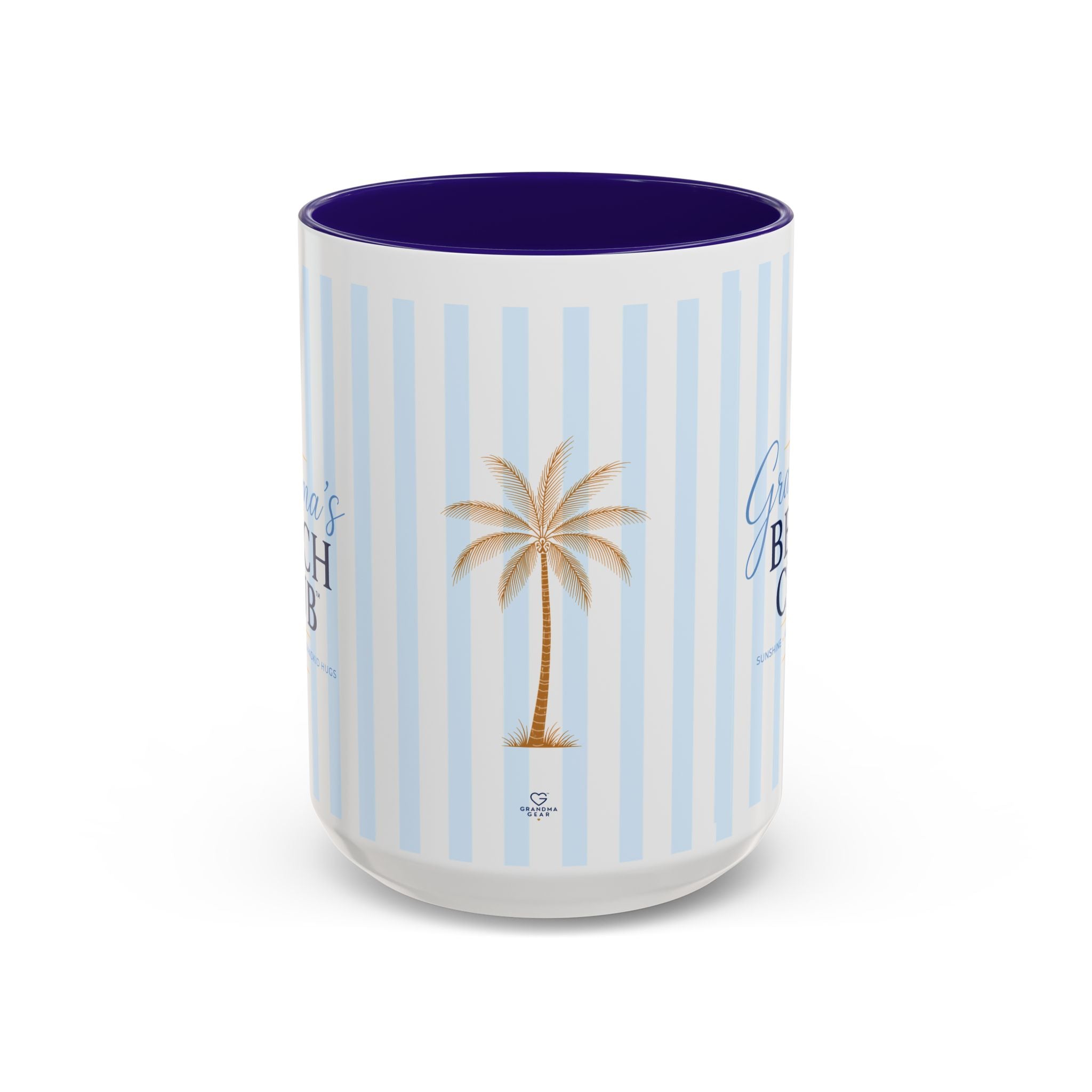 Grandma's Beach Club Script Mug | Color Accent Coffee Mug (11oz, 15oz)