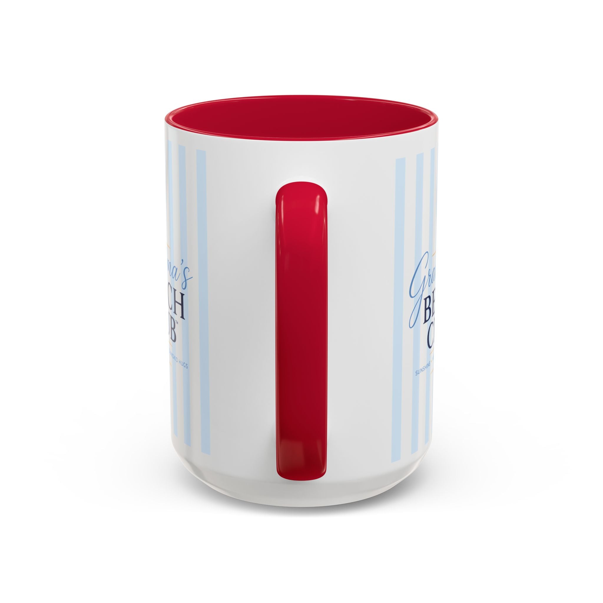 Grandma's Beach Club Script Mug | Color Accent Coffee Mug (11oz, 15oz)