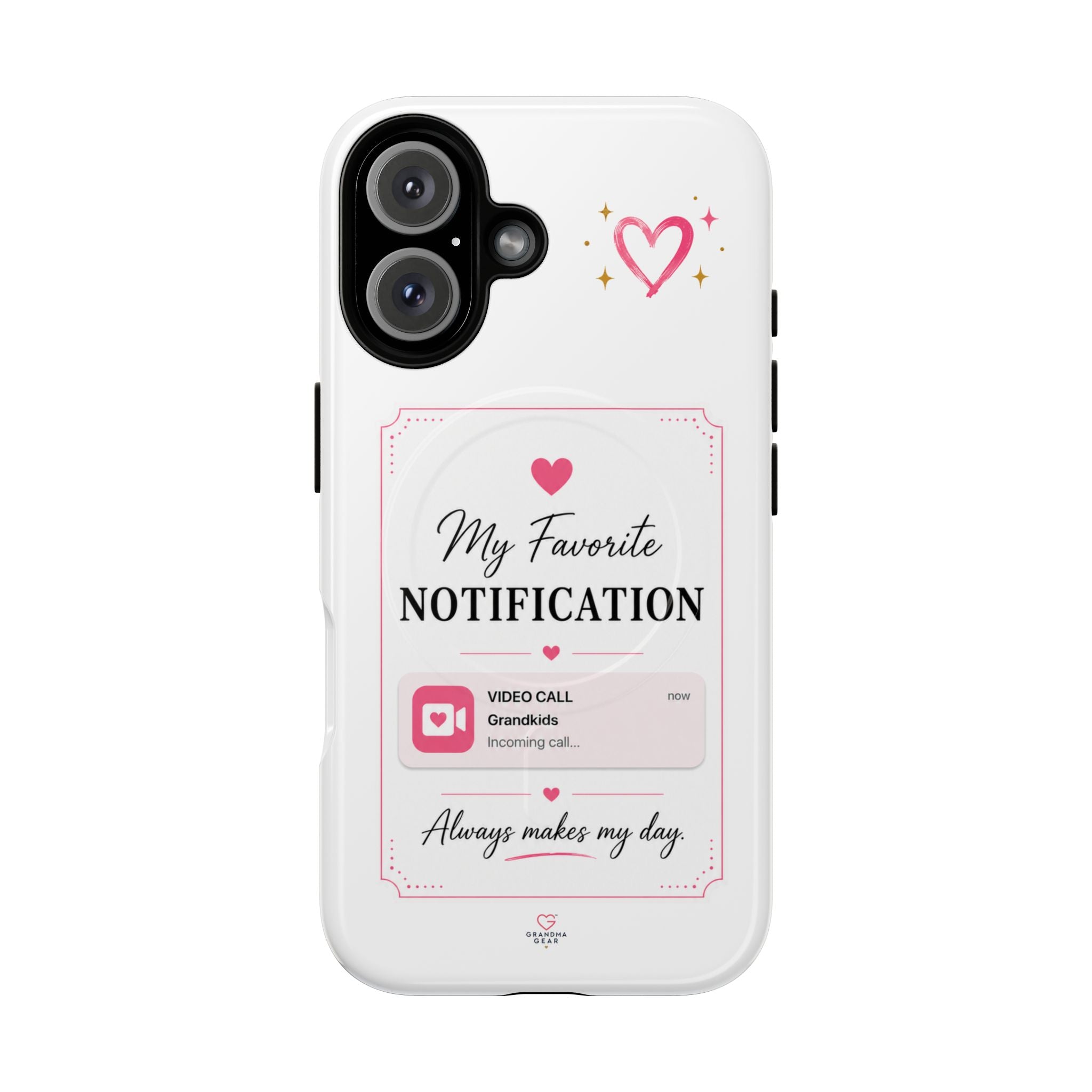My Favorite Notification phone case | Cute heart video call design