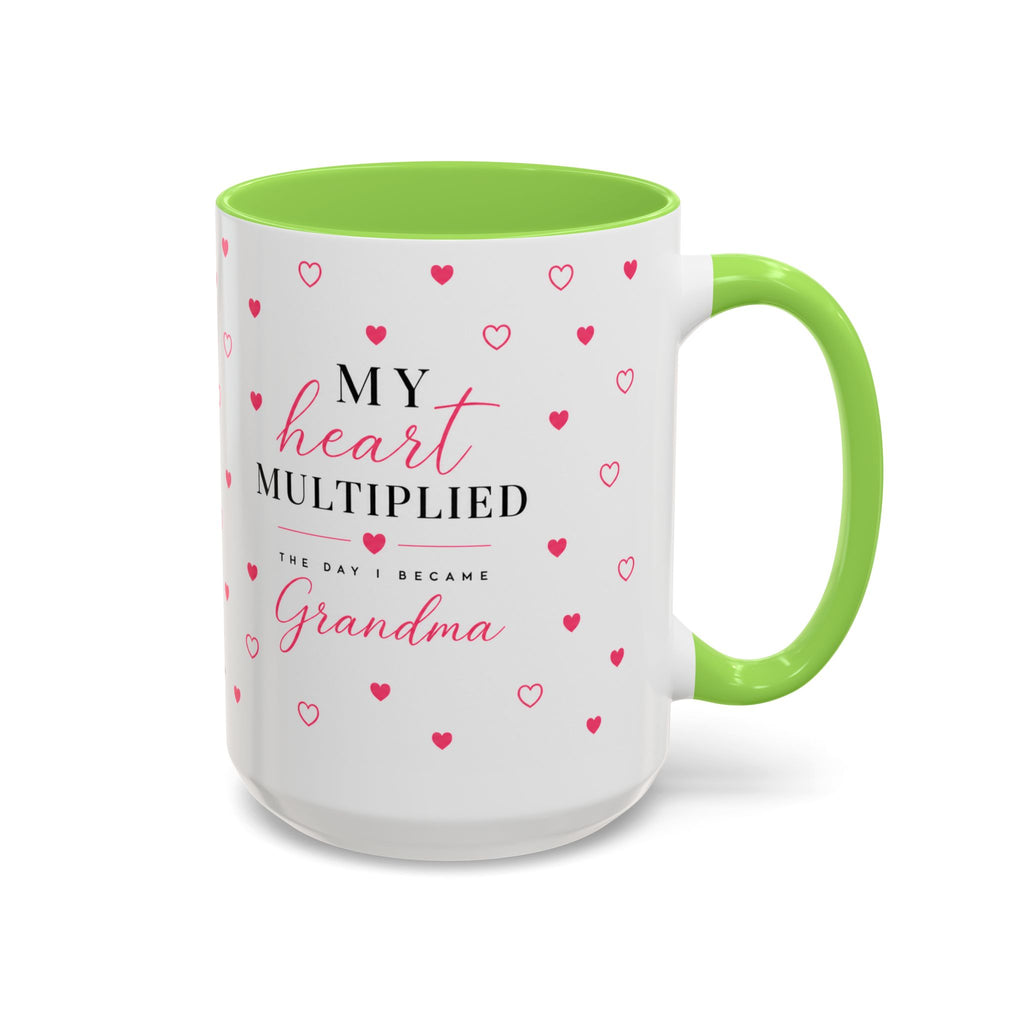 My Heart Multiplied Grandma Mug | 11oz or 15oz Ceramic