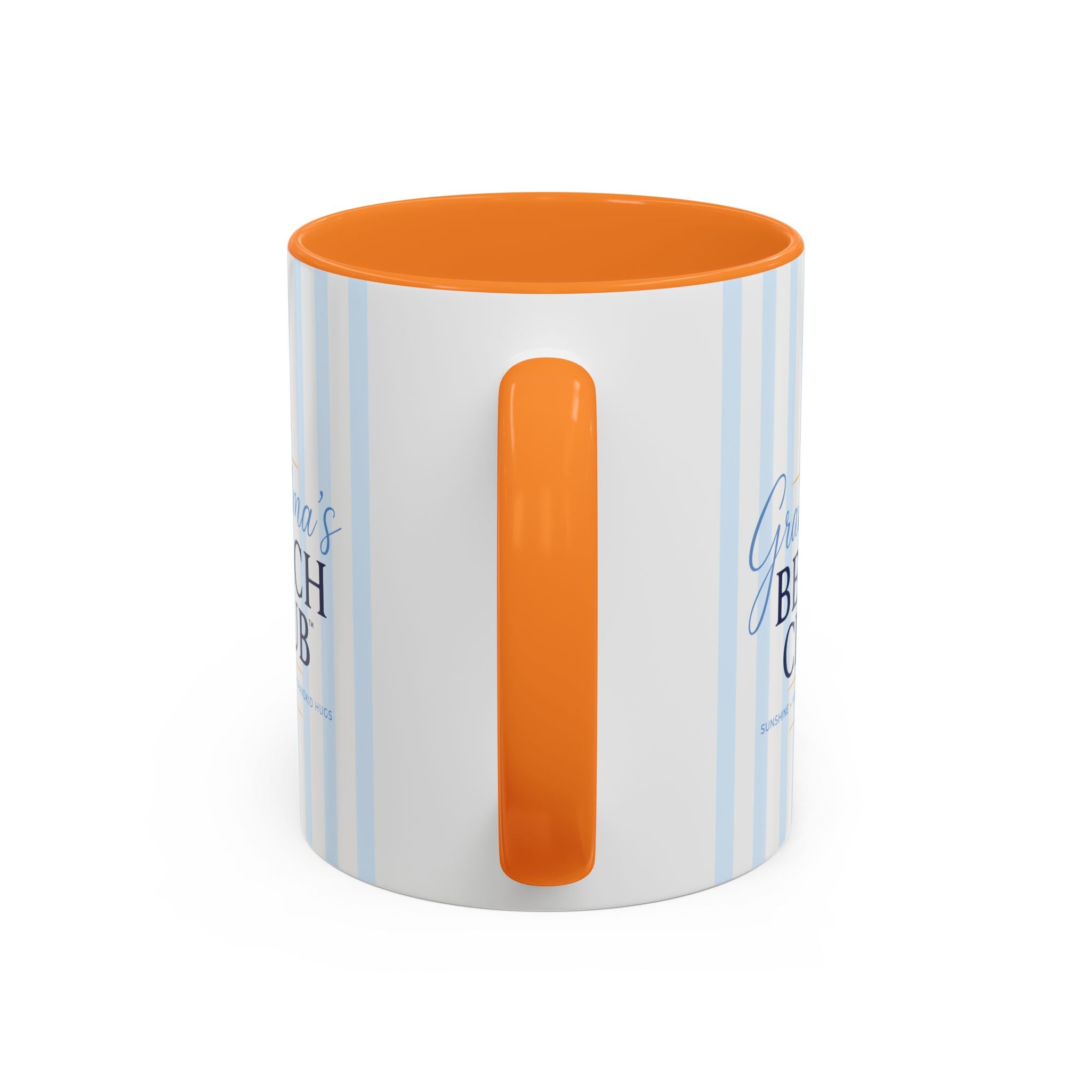 Grandma's Beach Club Script Mug | Color Accent Coffee Mug (11oz, 15oz)