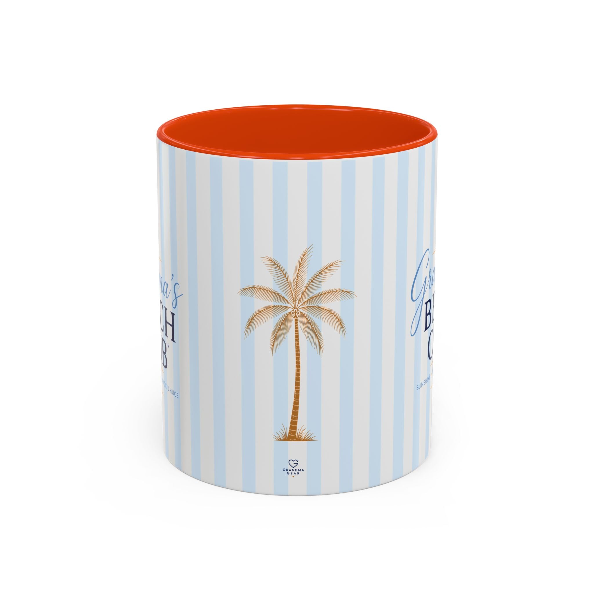 Grandma's Beach Club Script Mug | Color Accent Coffee Mug (11oz, 15oz)