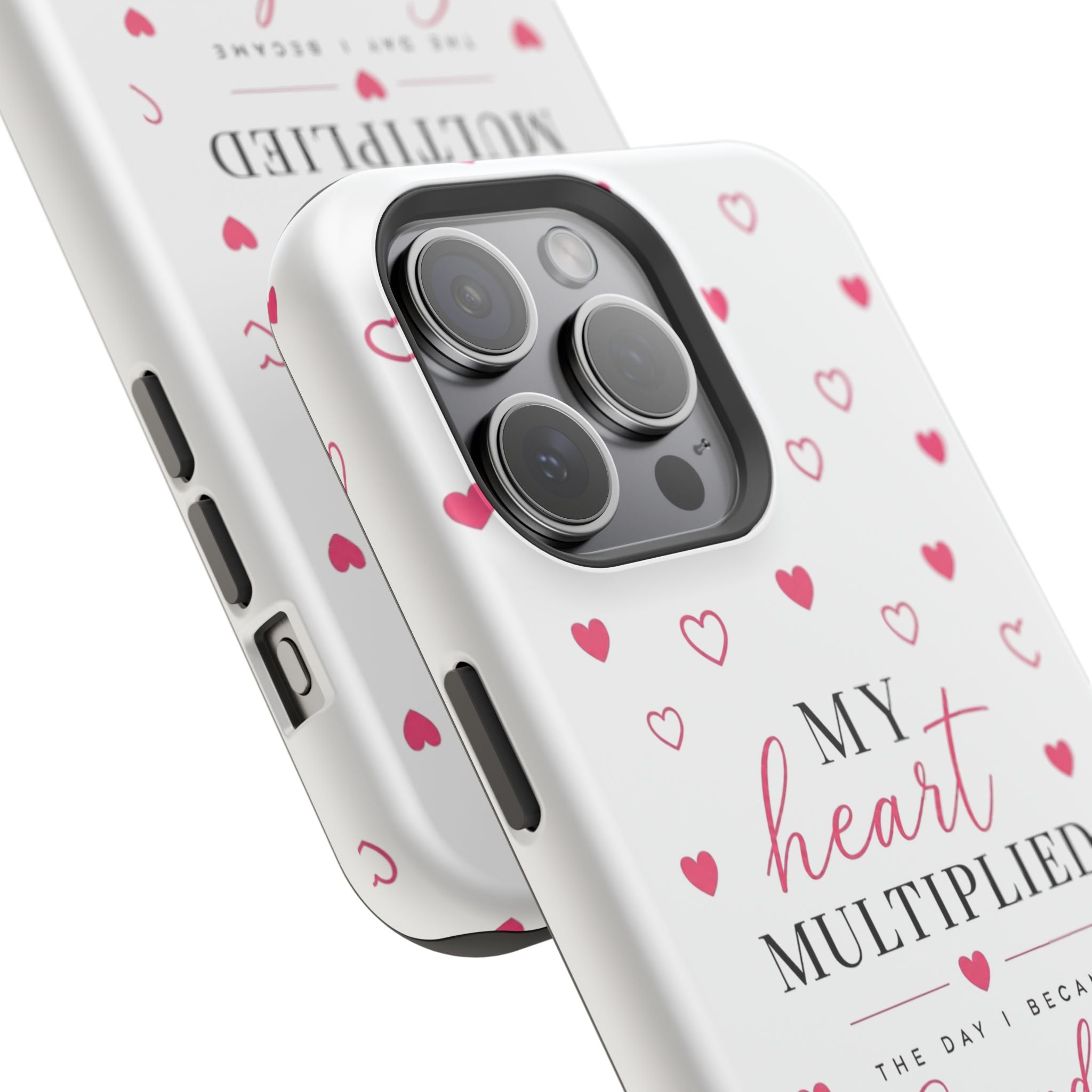Grandma Phone Case — "My Heart Multiplied" Magnetic Impact‑Resistant Case