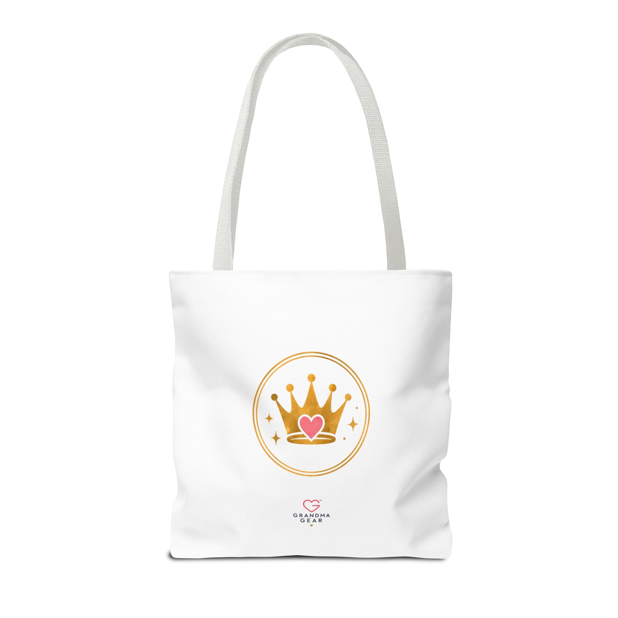 Classy Sassy Glamma Tote Bag – Funny Grandma Gift with Crown Graphic