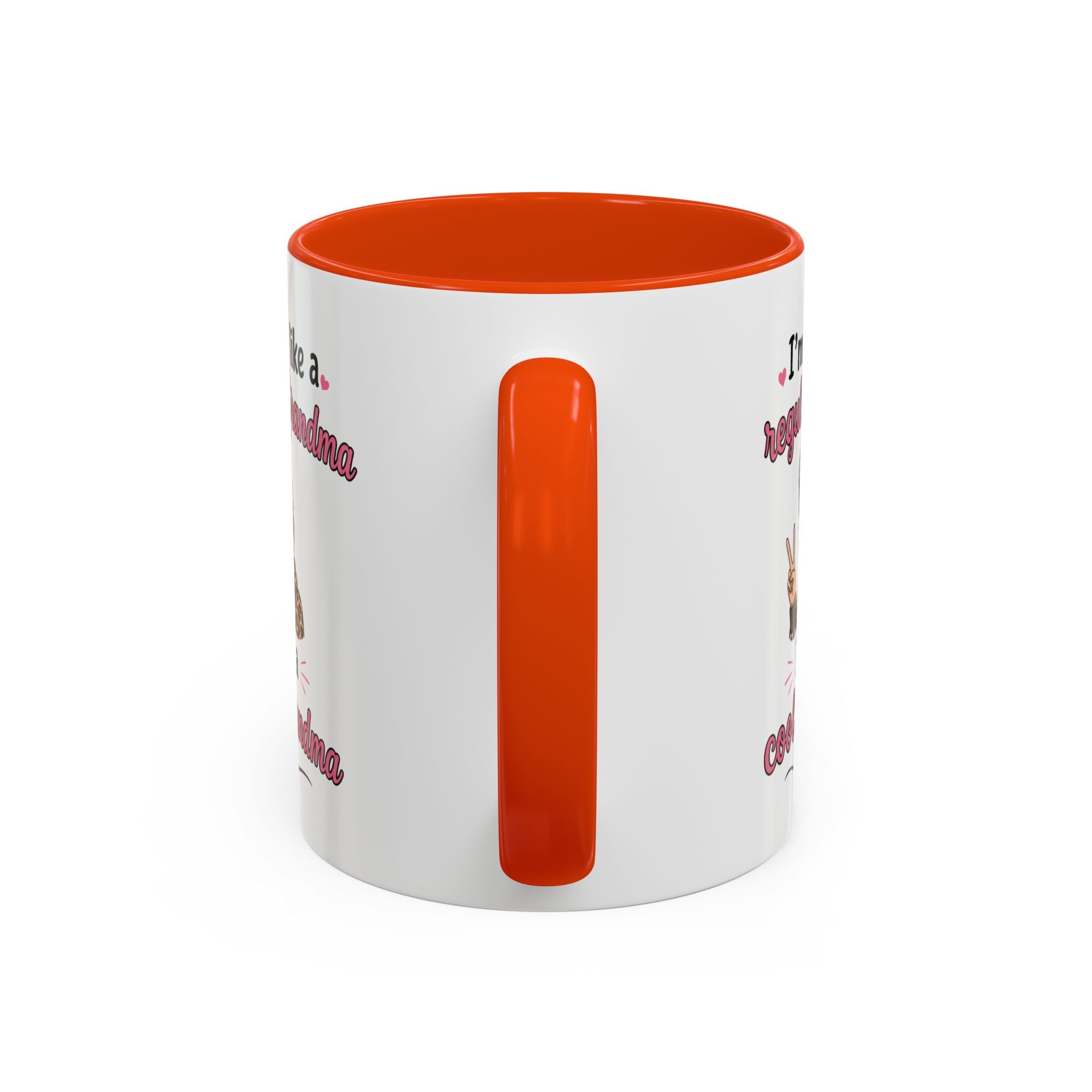 Cool Grandma illustration mug | 11oz 15oz colorful ceramic mug