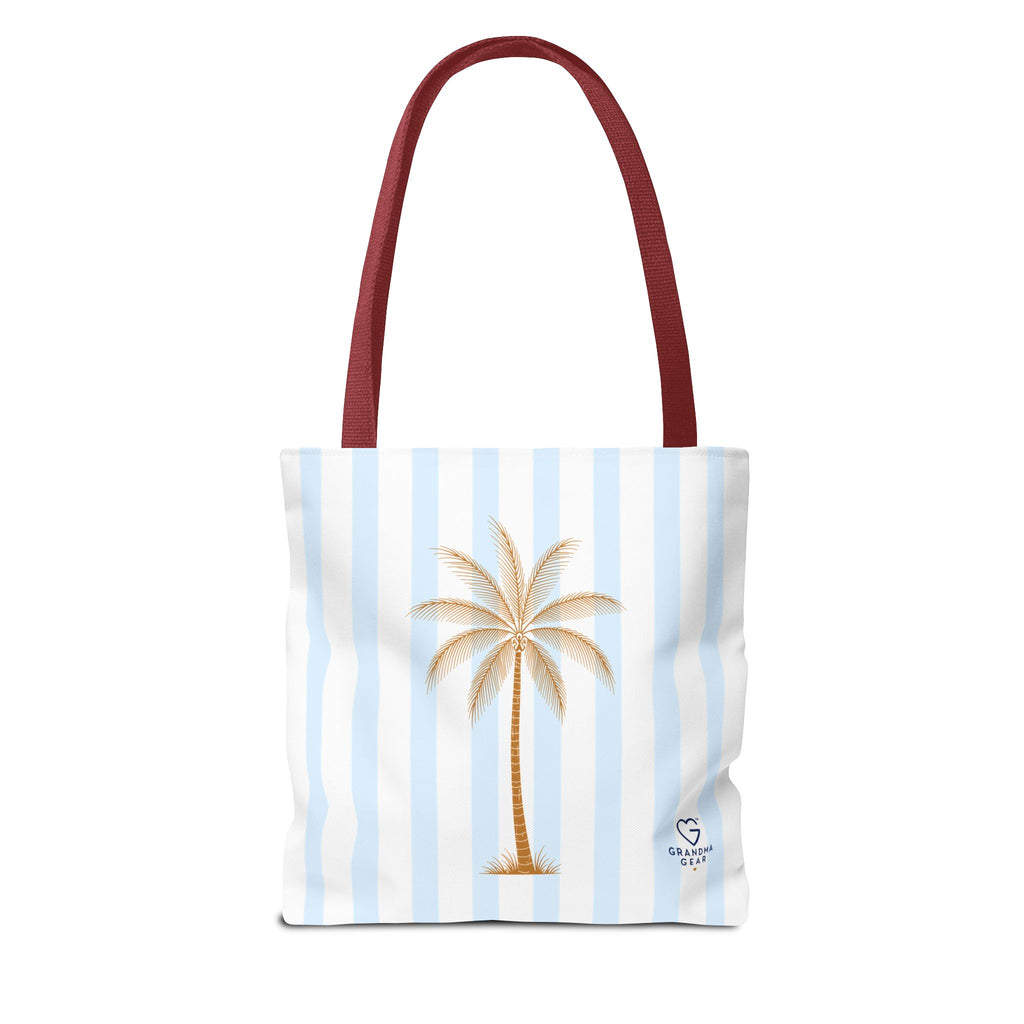 Grandma's Beach Club Tote Bag | Seashell Striped Summer