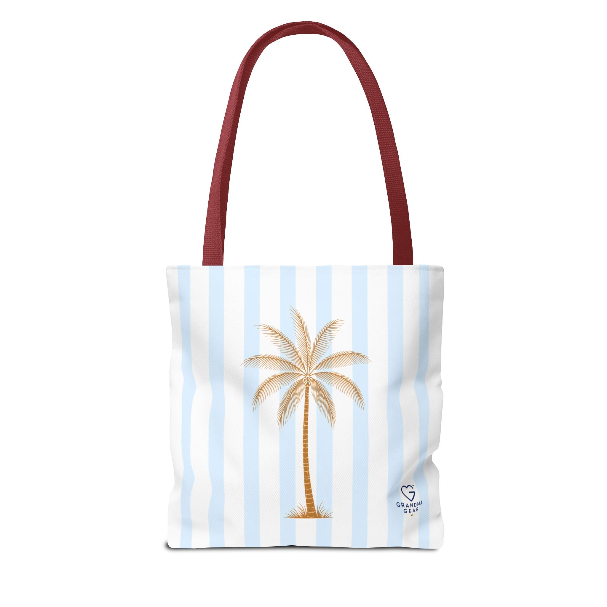 Grandma's Beach Club Tote Bag | Seashell Striped Summer